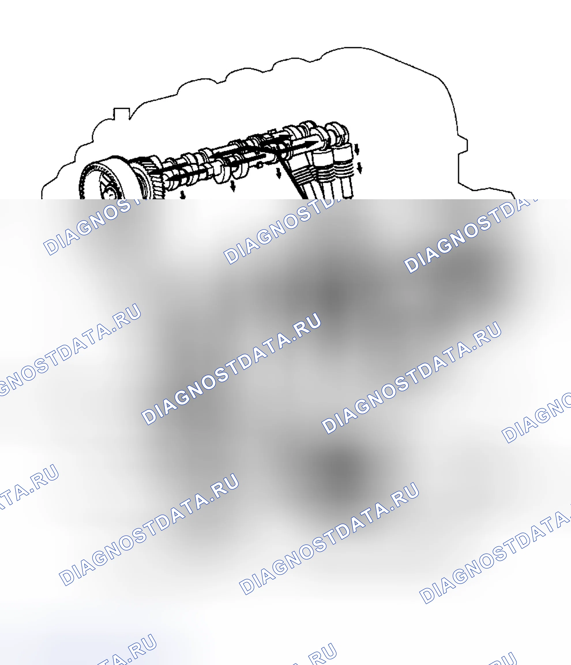 Рис. 59: Давление масла. Toyota Land Cruiser 100