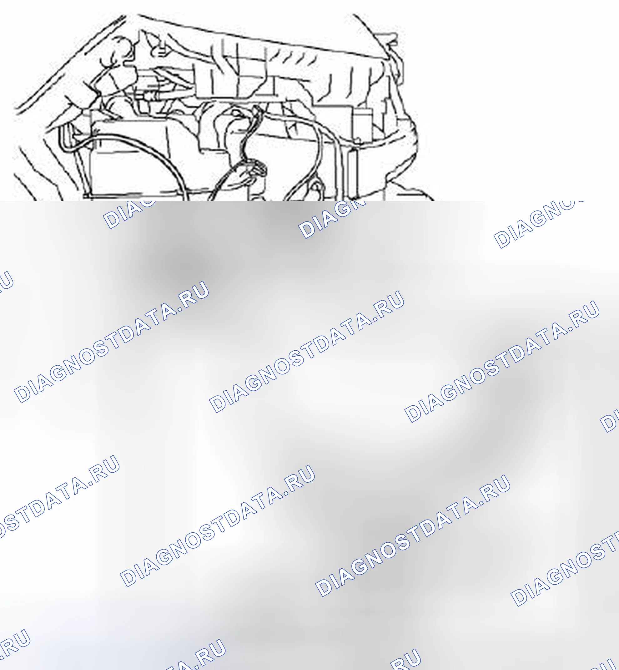 Рис. 39: ДЕМОНТАЖ / МОНТАЖ ШЛАНГА ЗАДНЕЙ ШАЙБЫ. Honda Civic IX рестайлинг