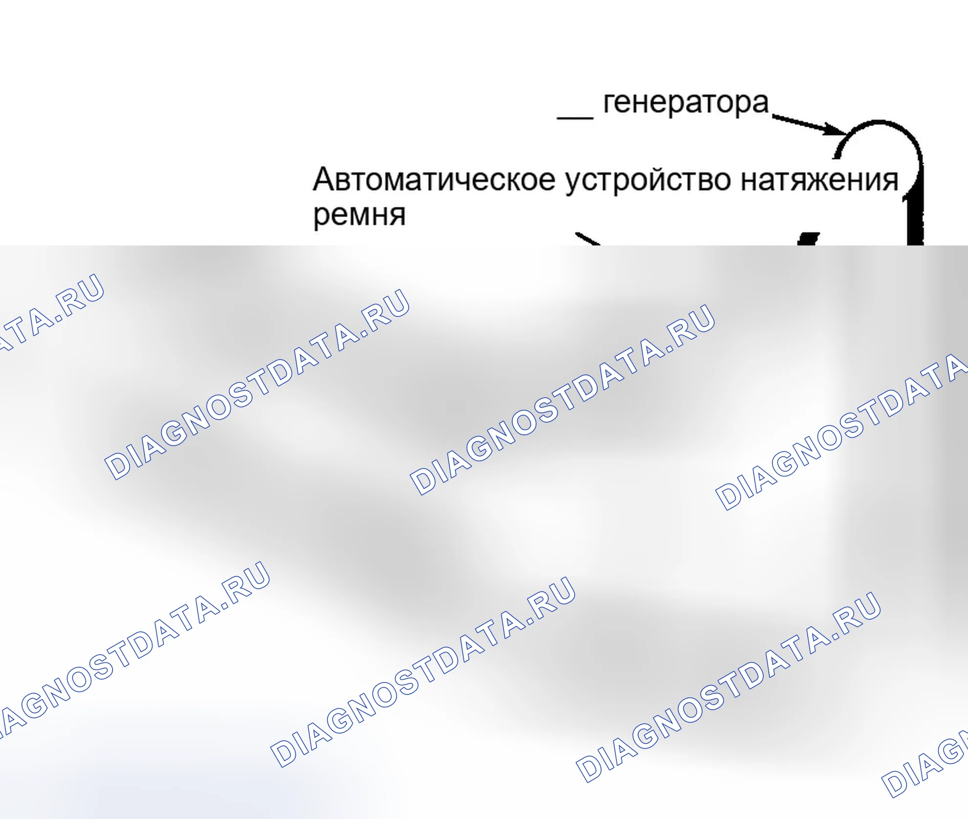 Рис. 4: РАЗВОДКА ПРИВОДНОГО РЕМНЯ (2.4L SEBRING SEDAN и STRATUS SEDAN - 2001). Dodge Dakota II