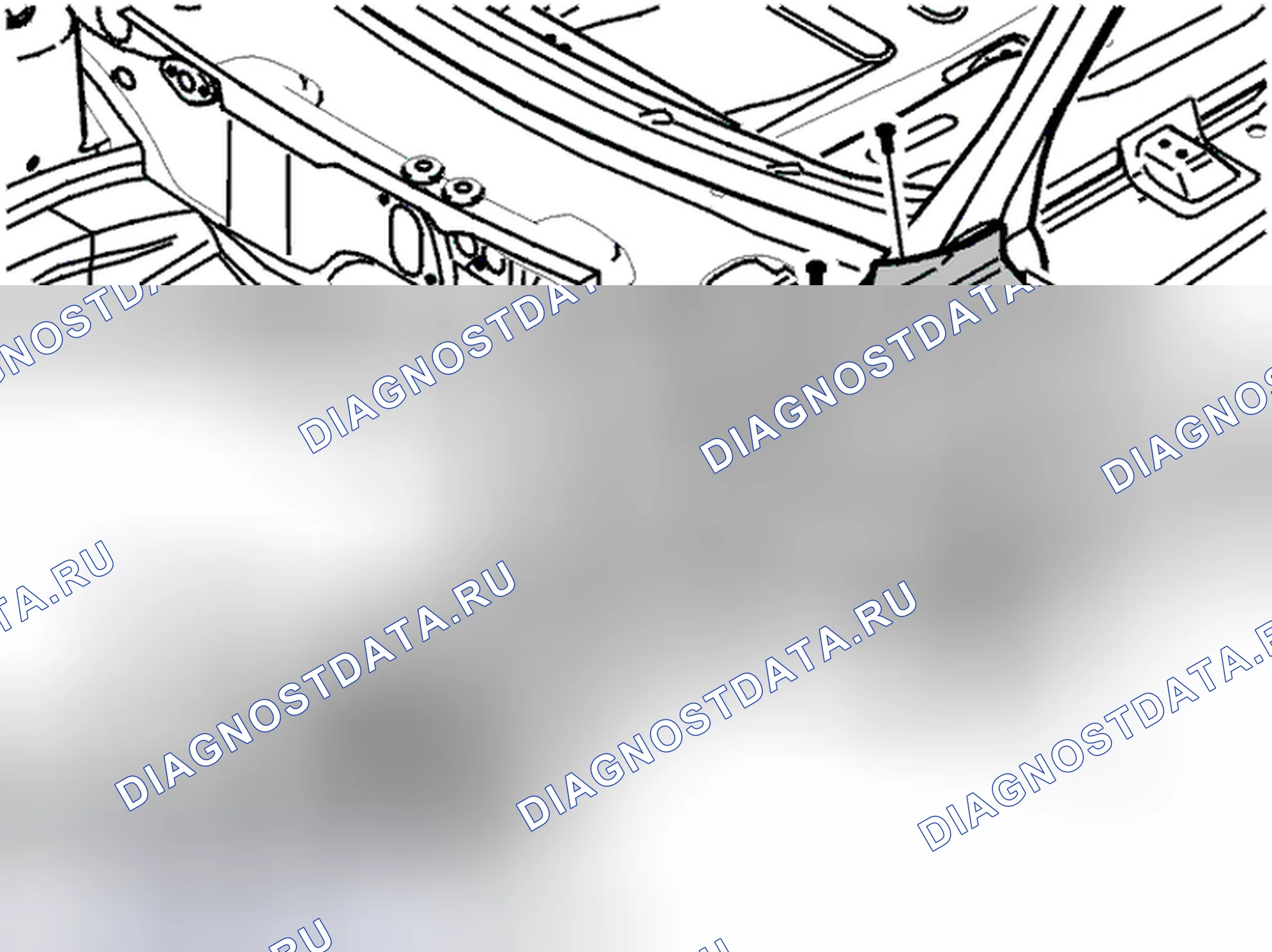 Рис. 3: Переднее крыло, замена. Volvo S80 I