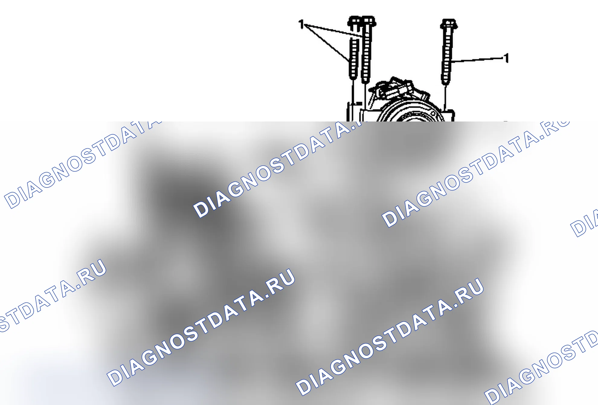 Рис. 4: Замена компрессора системы кондиционирования воздуха (LGH, LML). GMC Sierra 2500 HD 