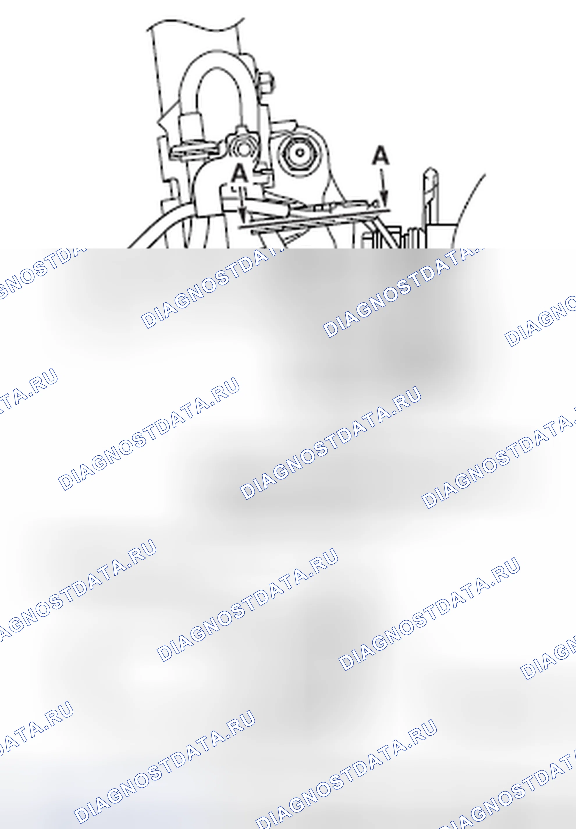 Рис. 120: > > B < < УСТАНОВКА ЗАЖИМА ЖГУТА. Honda e:NP1 I