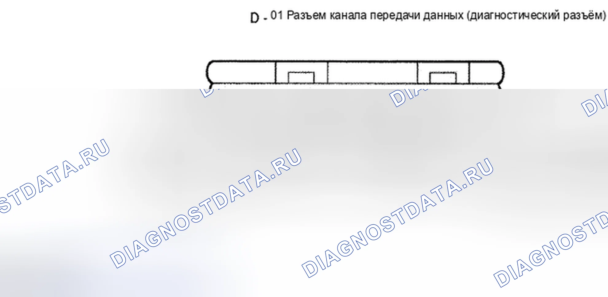 Рис. 2: ВИДЫ РАЗЪЕМОВ С ТОРЦА - СИСТЕМЫ УПРАВЛЕНИЯ. Mazda Tribute II