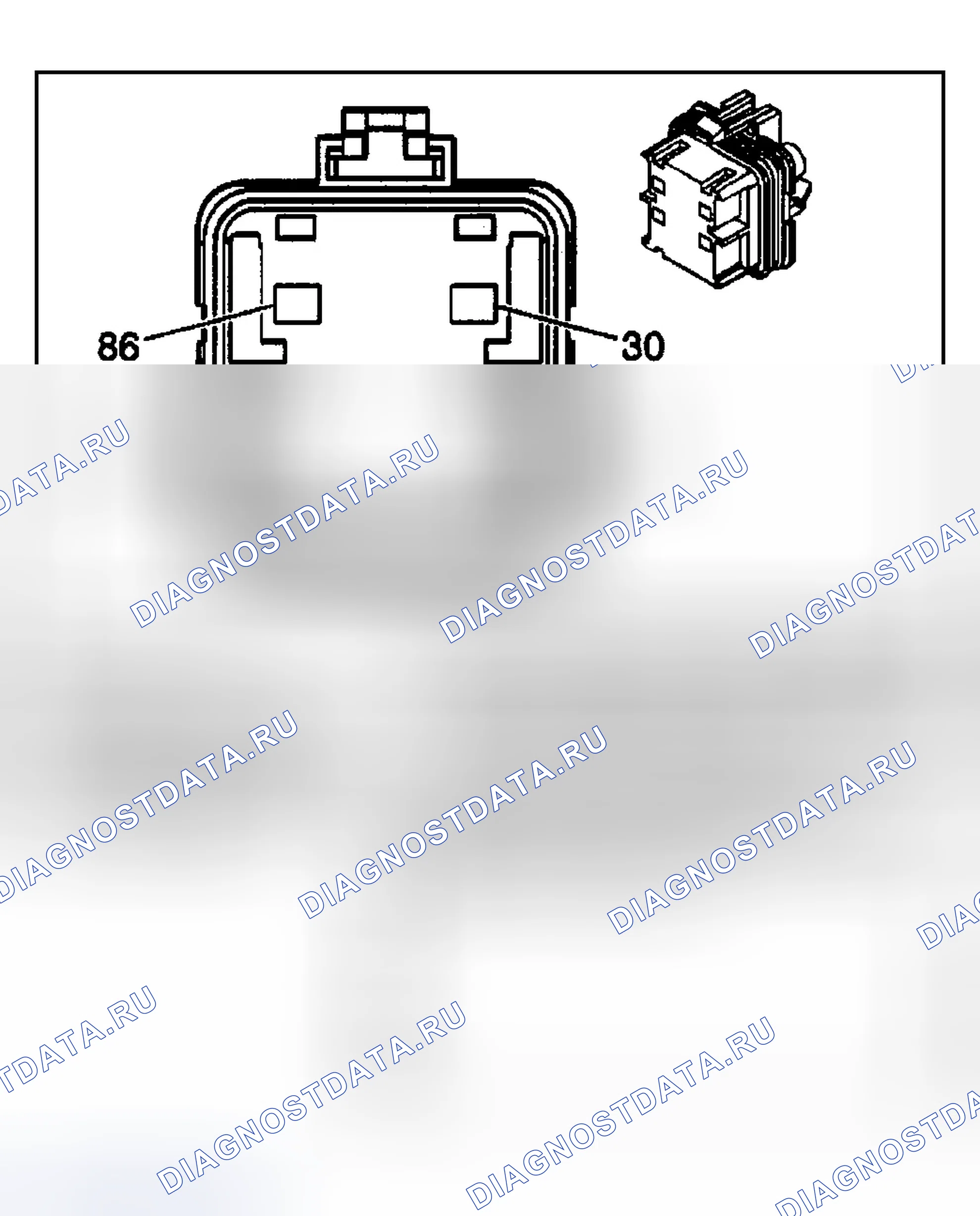 Рис. 3: Реле отбора мощности (КОМ). GMC Sierra 1500 HD 