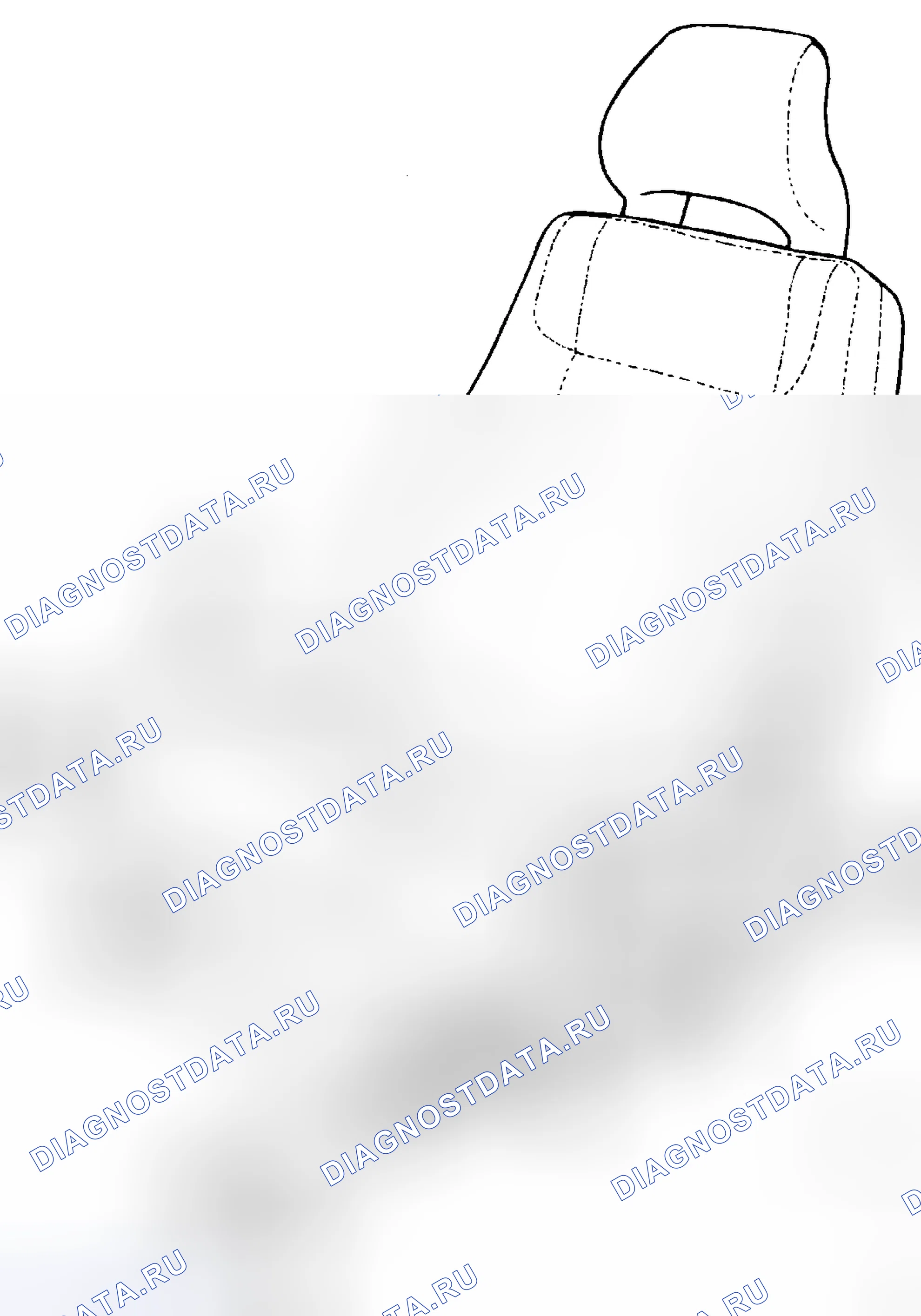 Рис. 133: Замена сиденья в сборе. Volvo C70 I
