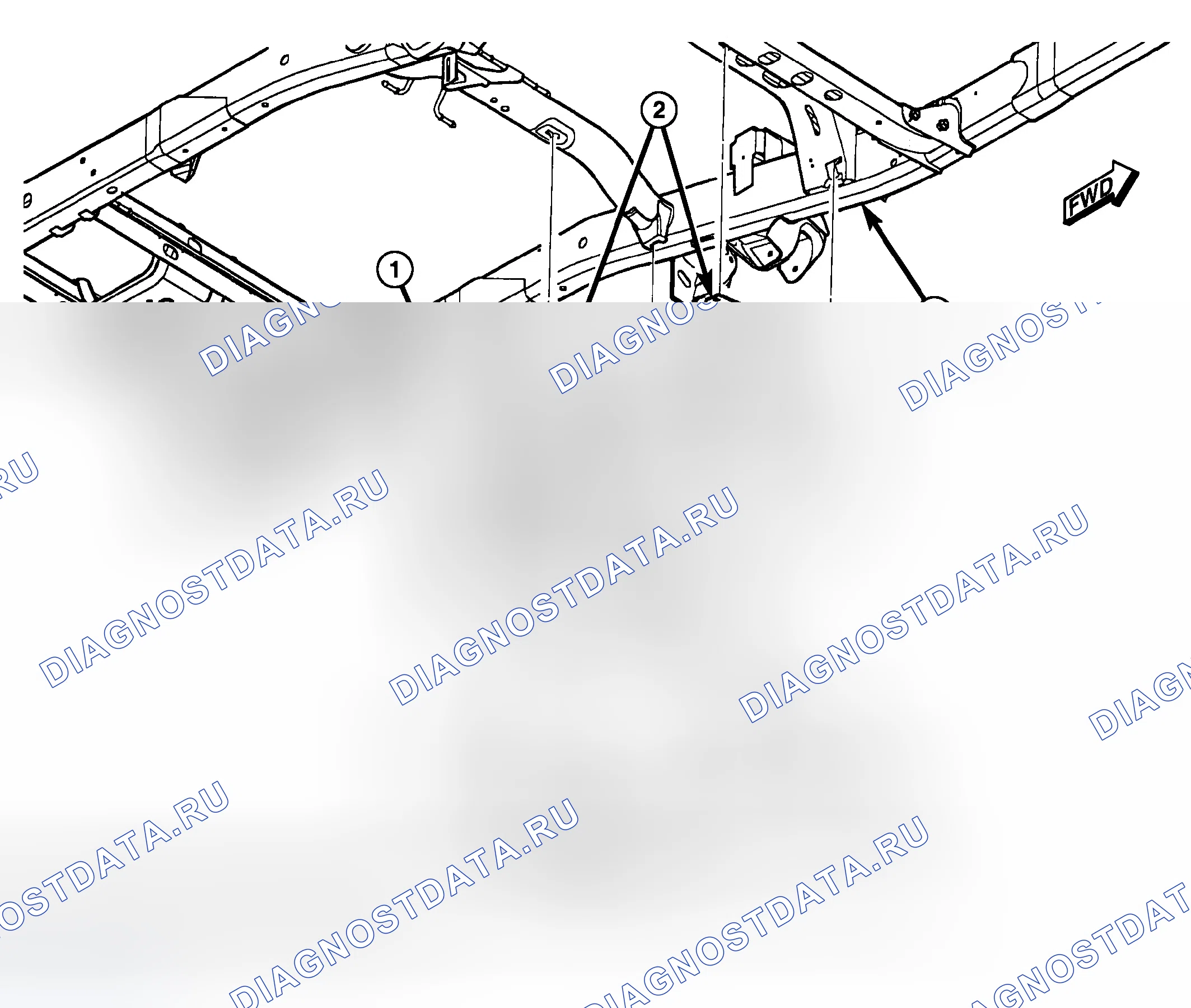 Рис. 90: МОНТАЖ - ДИЗЕЛЬ. Dodge Pickup R3500 