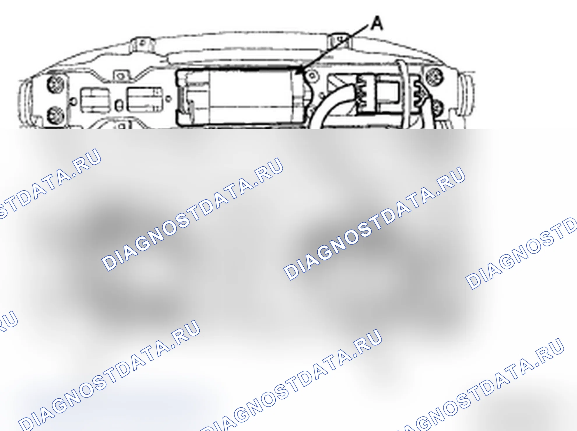Рис. 96: ДВИГАТЕЛЬ СИЛОВОГО КРЕСЛА. Hyundai Santa Fe II