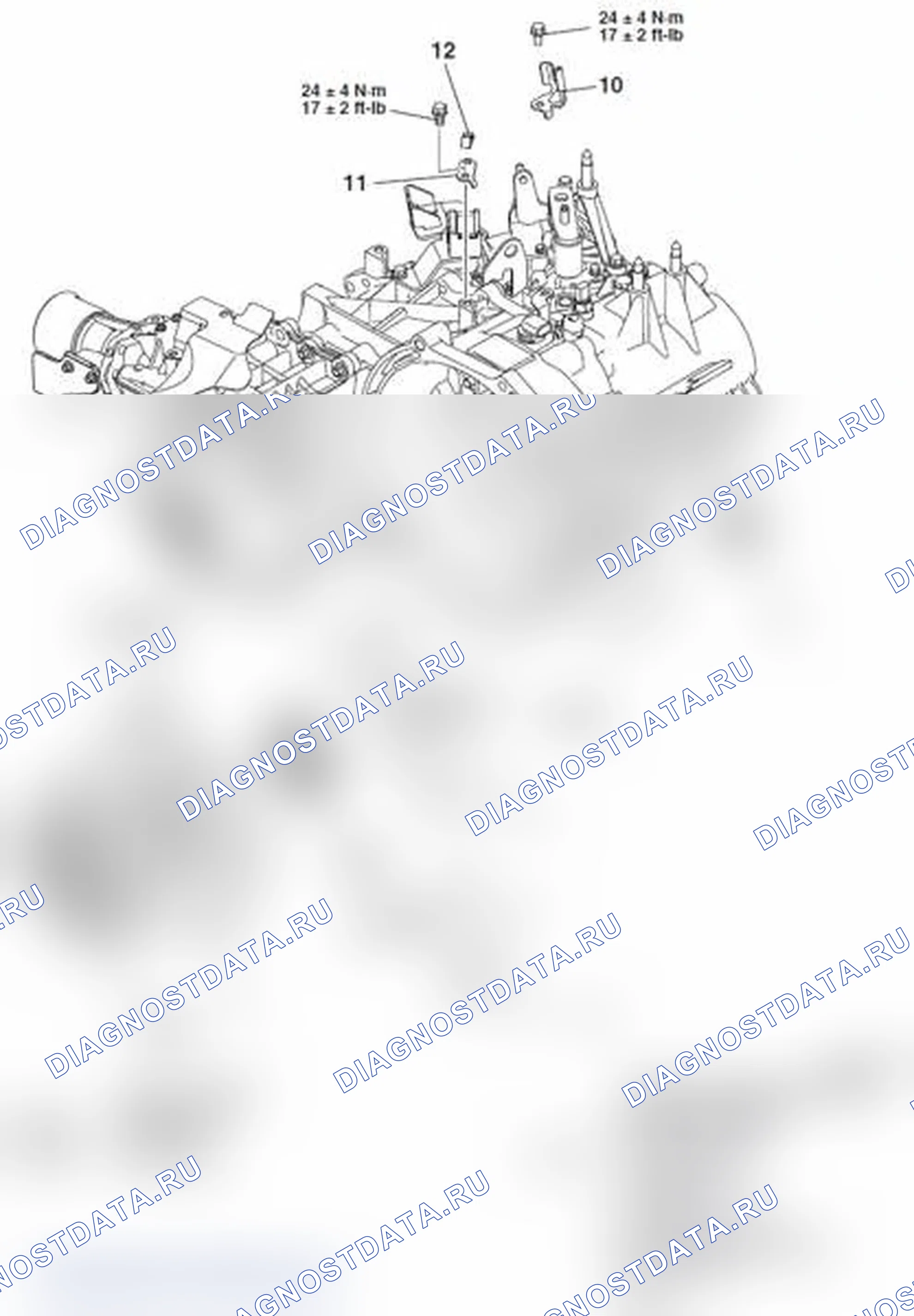 Рис. 15: ДЕМОНТАЖ И МОНТАЖ. Mitsubishi Lancer Ralliart X рестайлинг