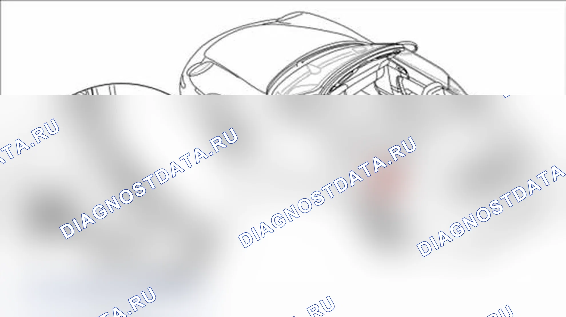Рис. 121: Снятие жгута проводов для задней PASM. Porsche 911 GT3 997
