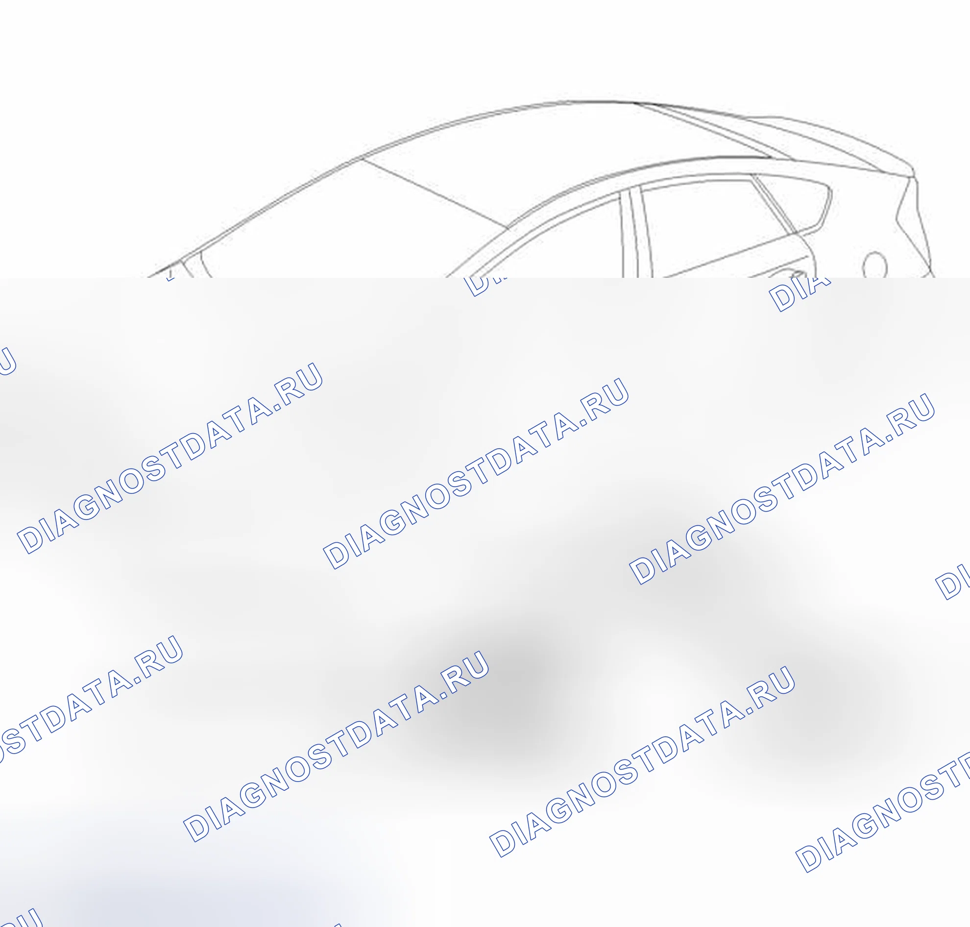 Рис. 127: ИЛЛЮСТРАЦИЯ. Toyota Prius PHV pre-III