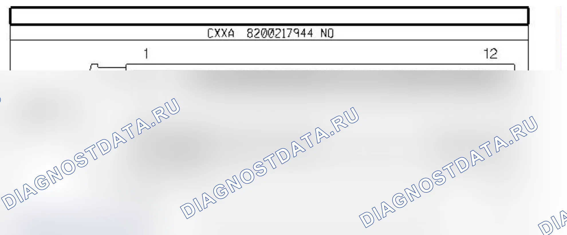 Распиновка разъёма R341 — Сиденье водителя / пол. Renault Megane II