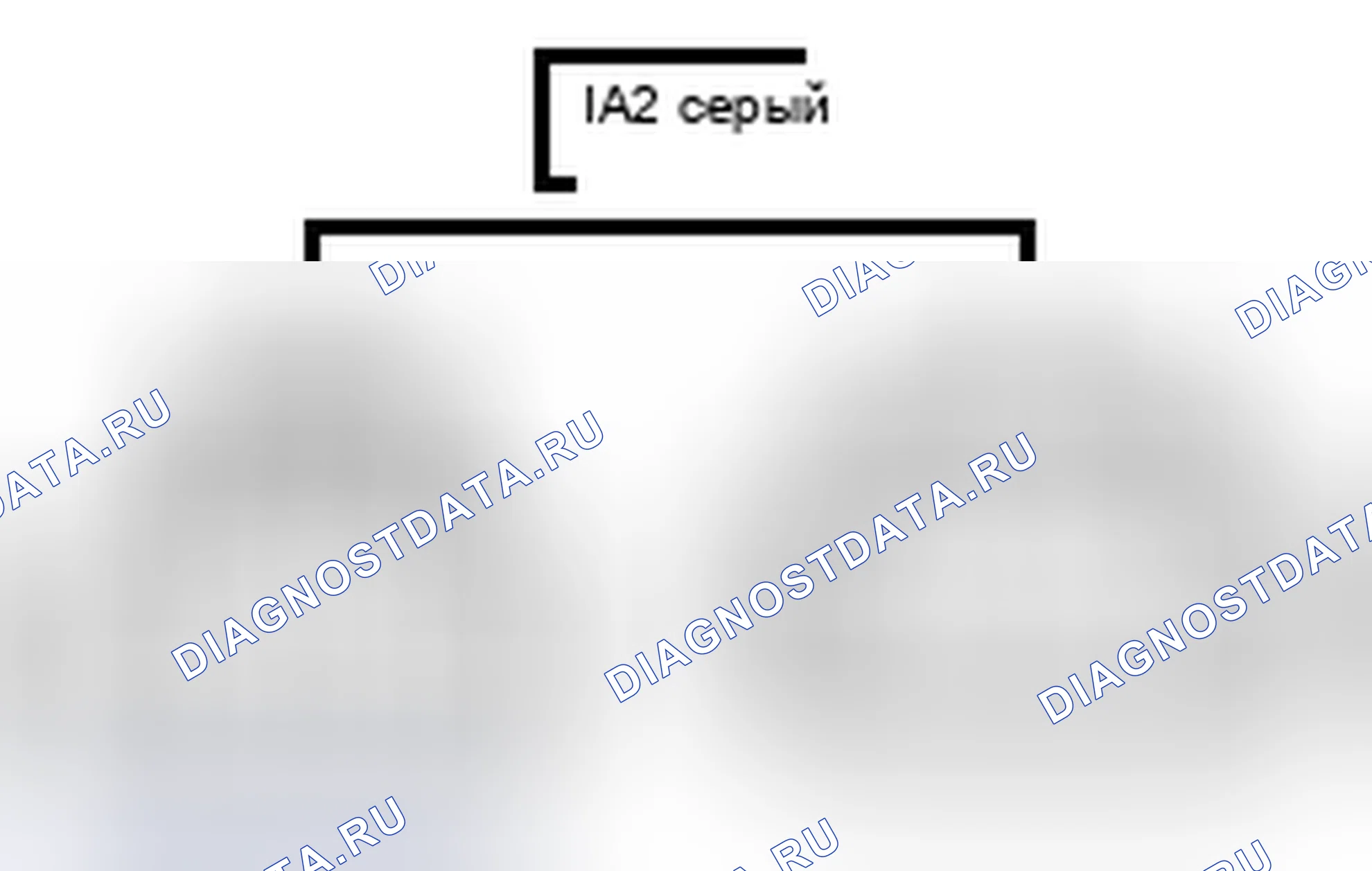 Рис. 1666: Вид с торца разъема (IA2). Toyota Camry XV50