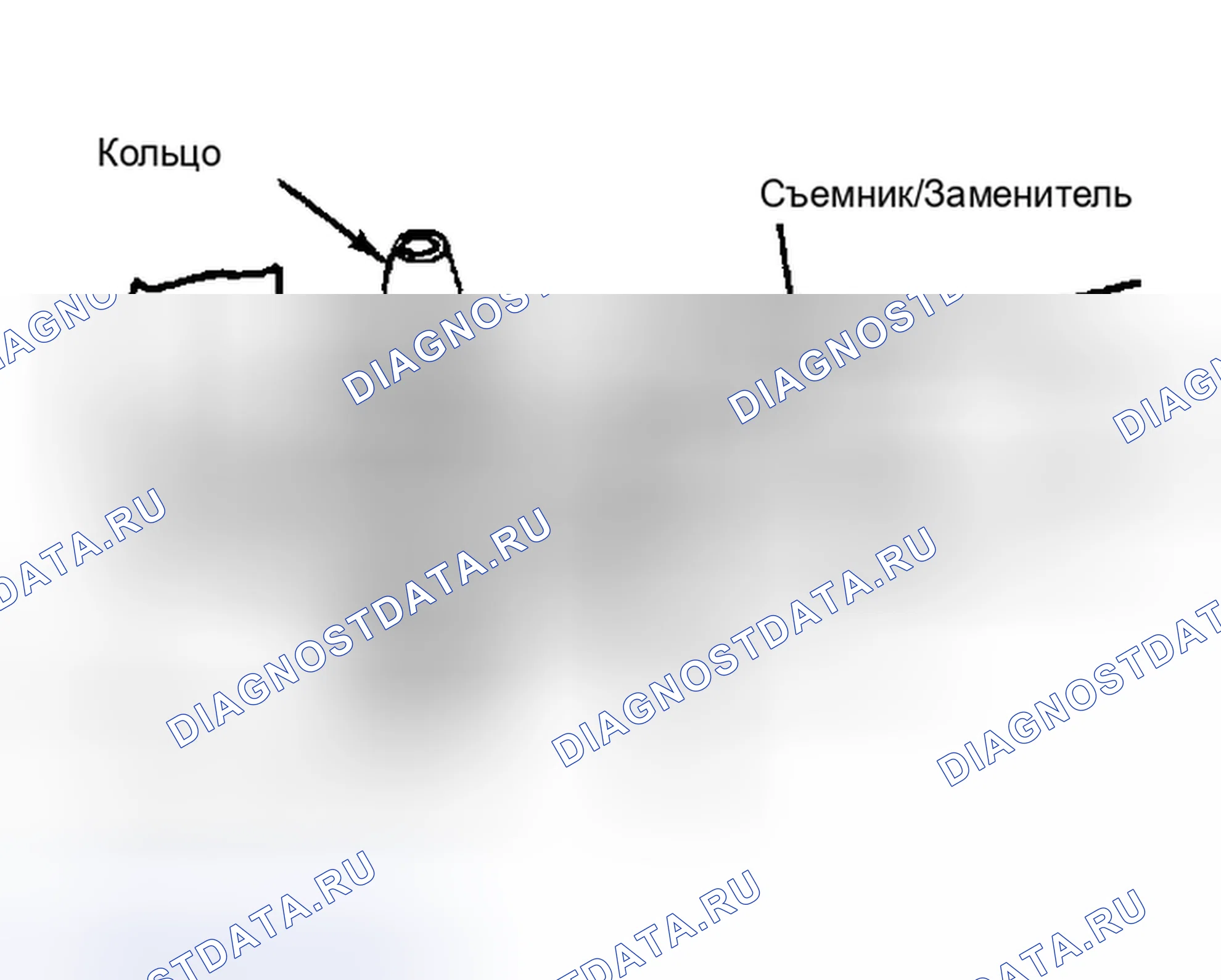 Рис. 96: Замена стержневых втулок (на стенде). Ford Taurus I