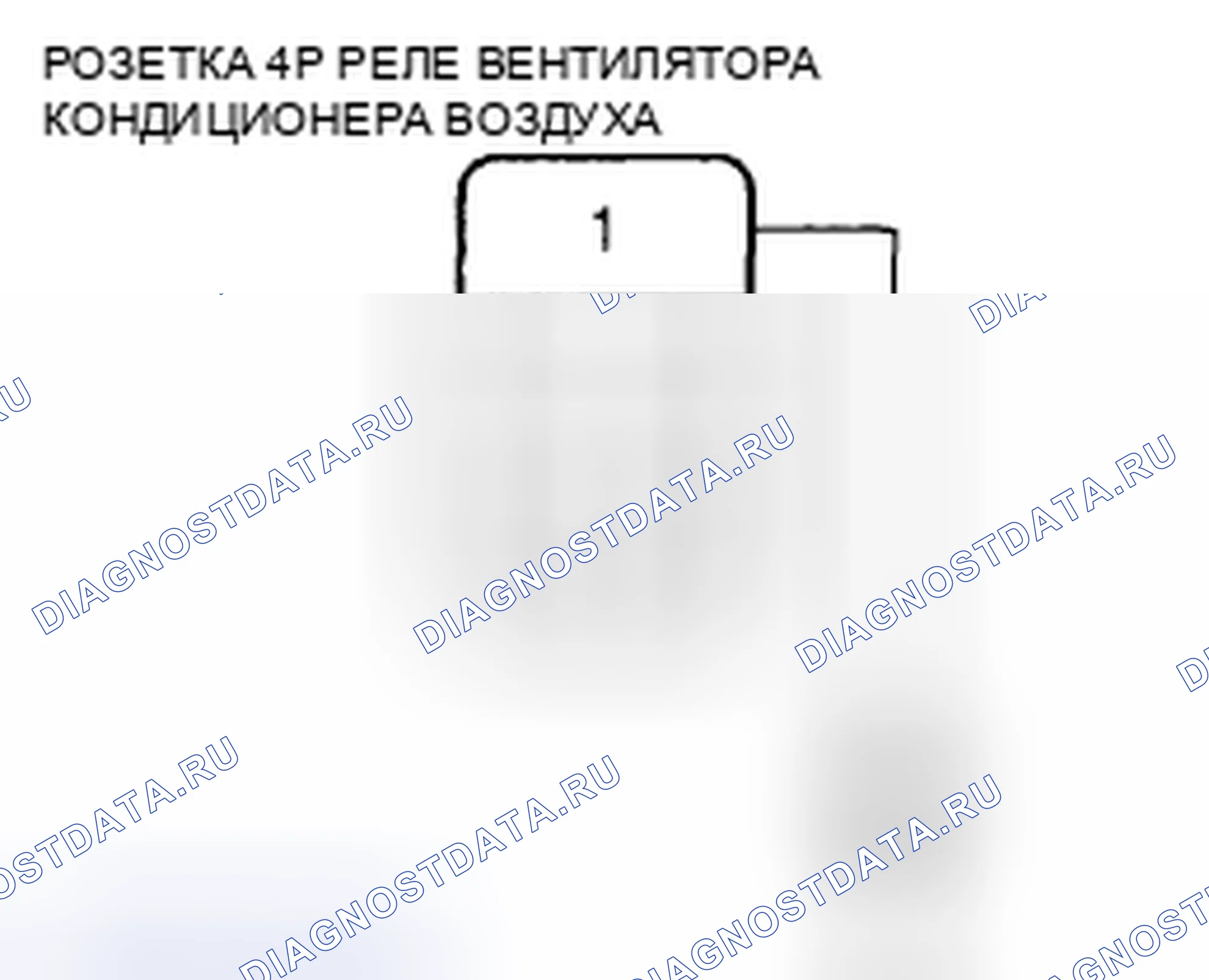 Рис. 18: Поиск и устранение неисправностей в высокоскоростной цепи вентилятора конденсатора переменного тока. Acura CSX I