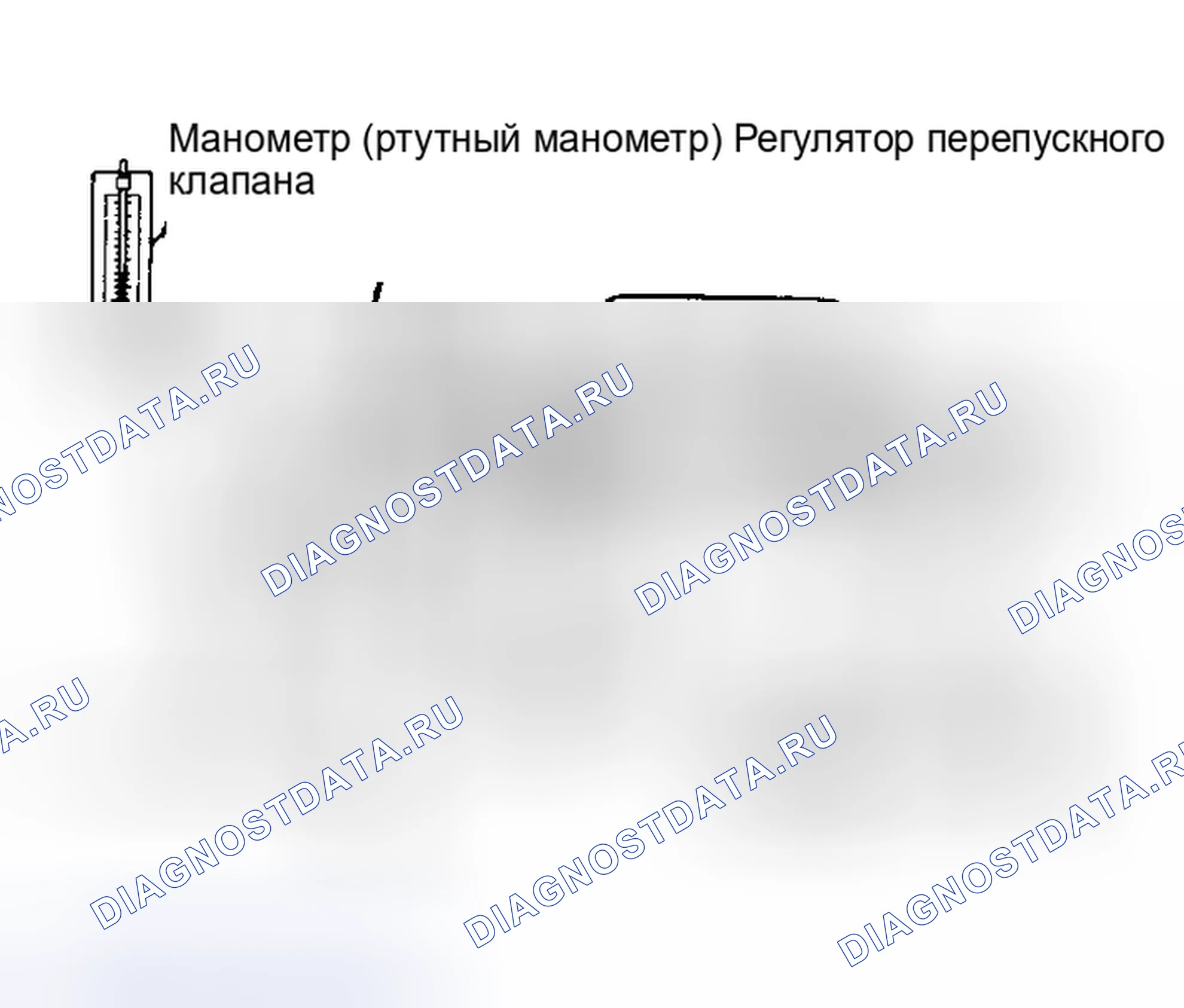 Рис. 49: Испытание контроллера байпасного клапана Для проведения испытания необходимы манометр и циферблатный индикатор.. Nissan 200SX S12