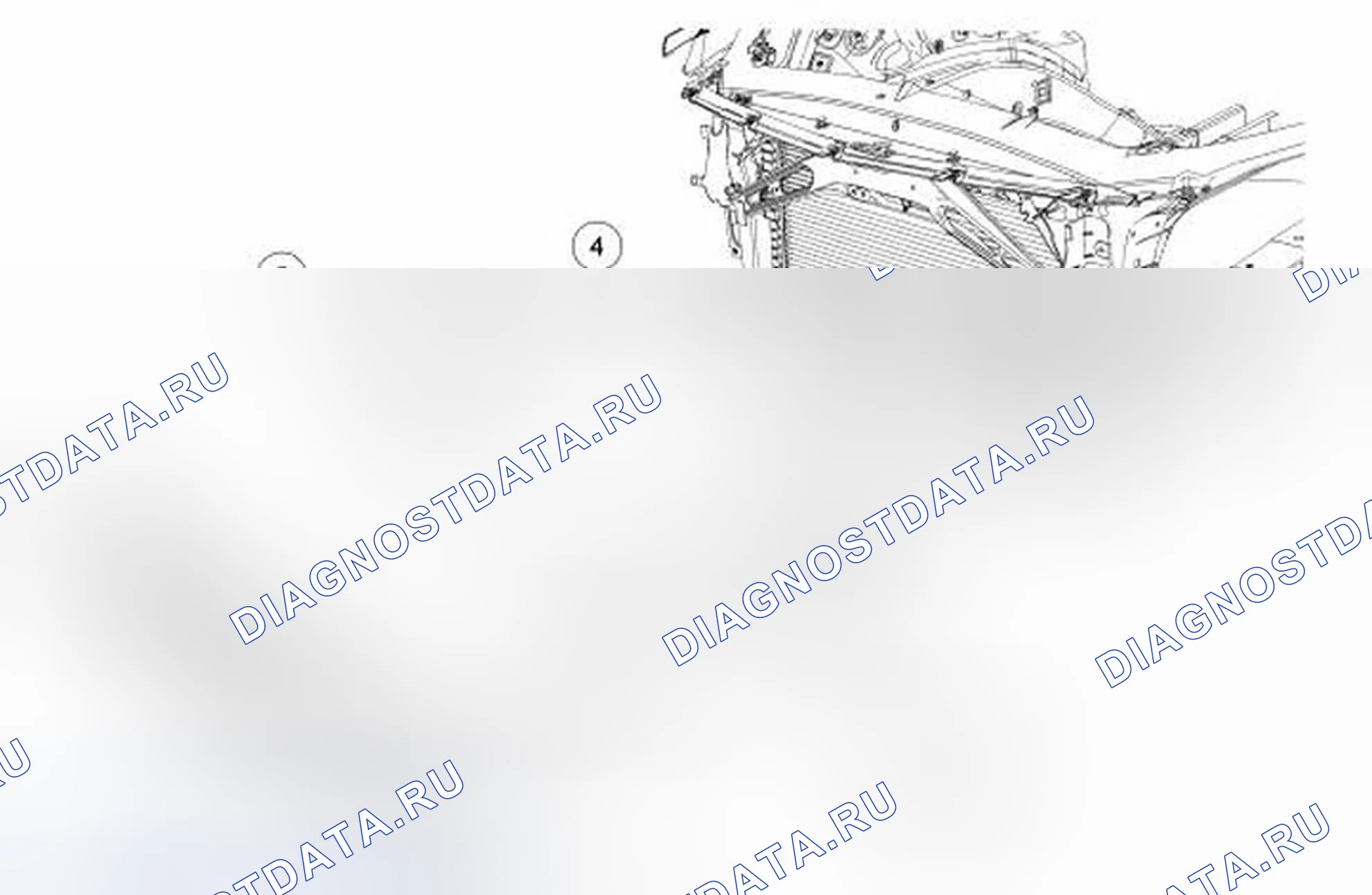 Рис. 32: Бампер - передний. Ford Fusion I рестайлинг