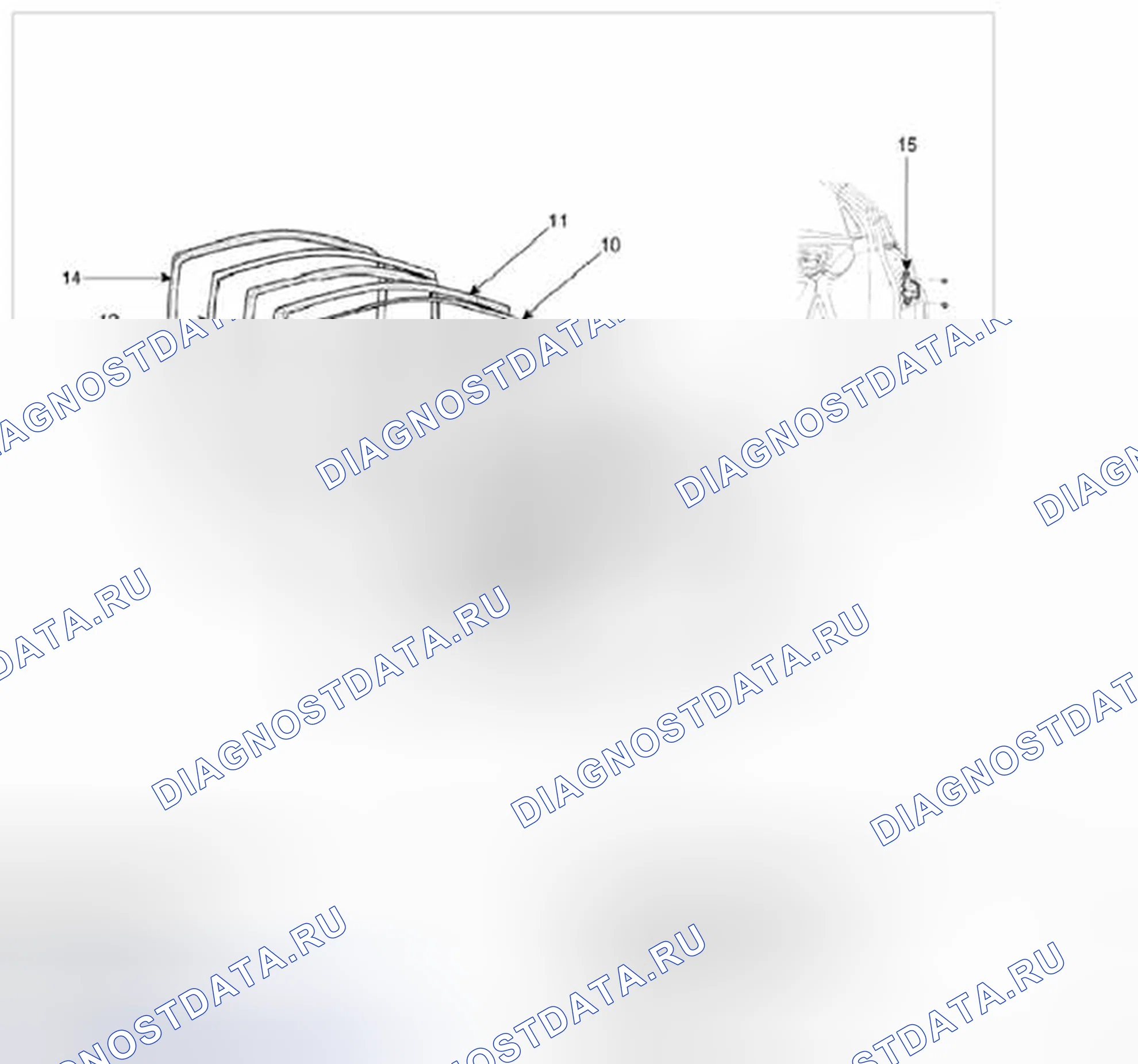 Рис. 1: Компоненты. Hyundai Santa Fe III