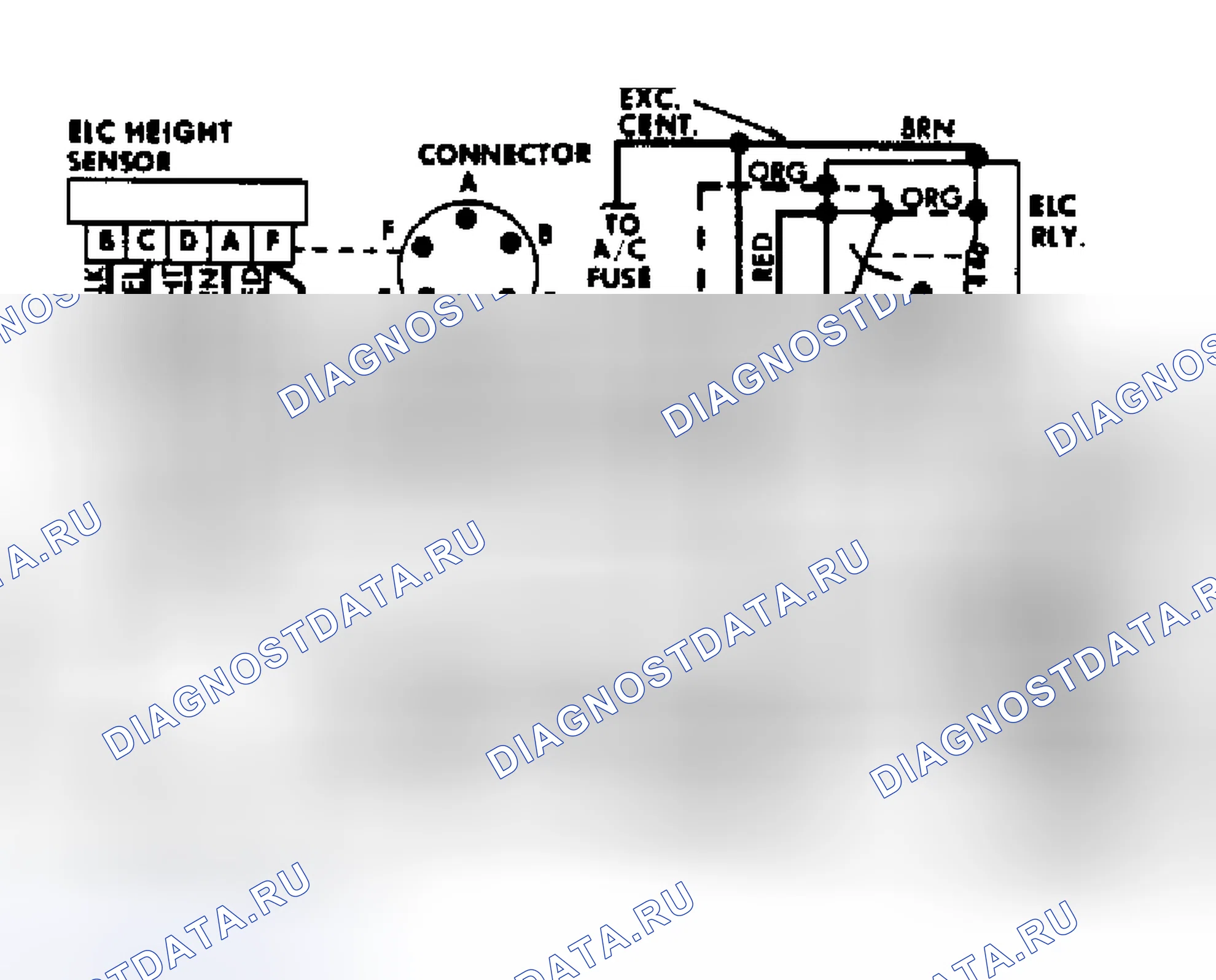 Рис. 6: Принципиальная схема Cadillac (Exc. Эльдорадо и Севилья). Buick Electra V