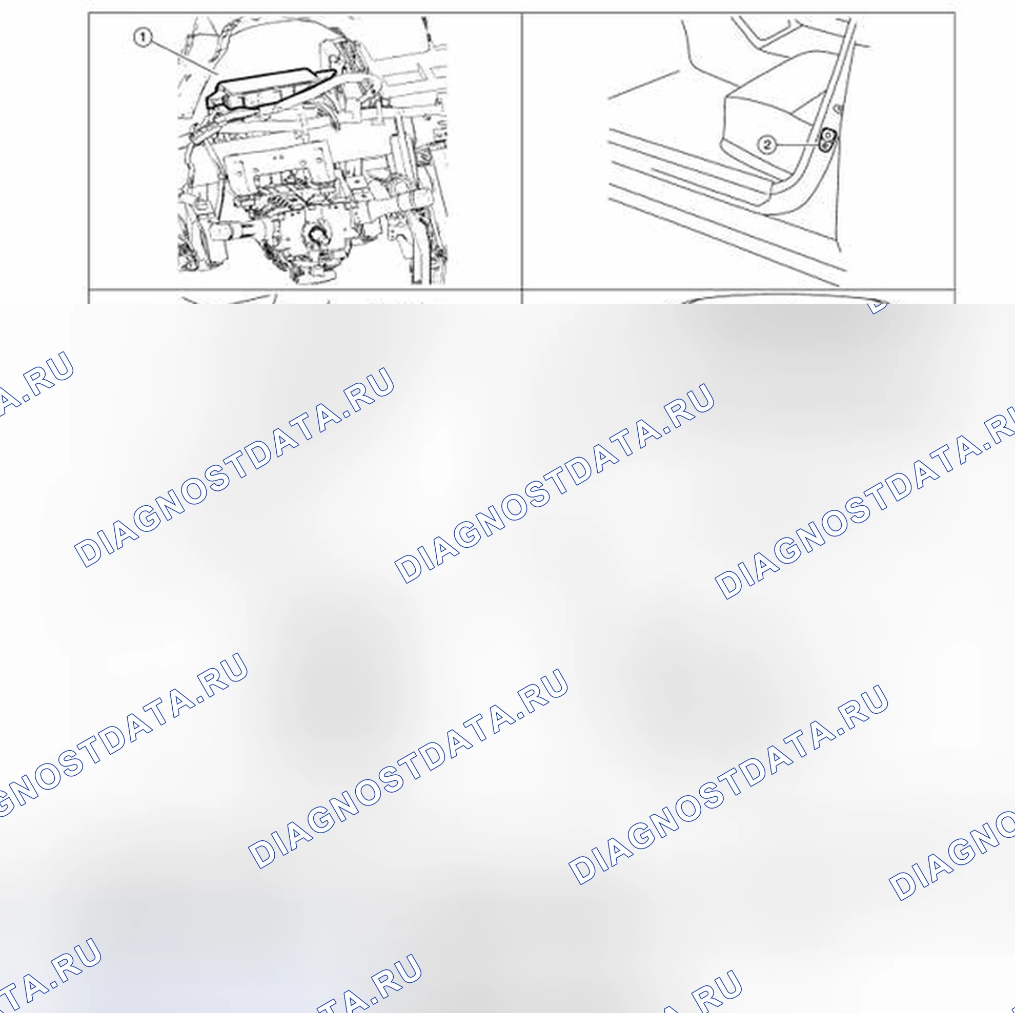Рис. 153: Расположение компонентов. Nissan Altima L32 рестайлинг