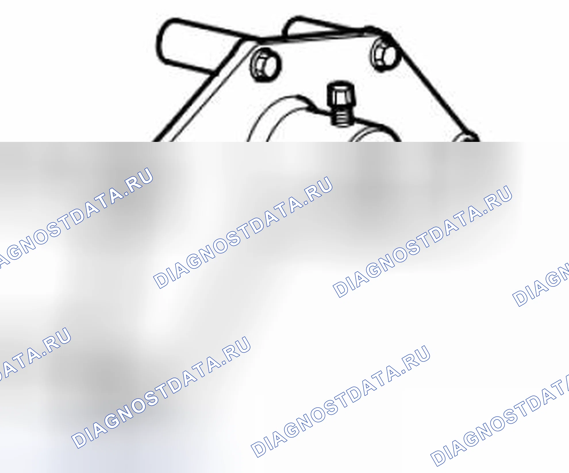 Рис. 1034: 32 025 048 Держатель. Kia Optima II