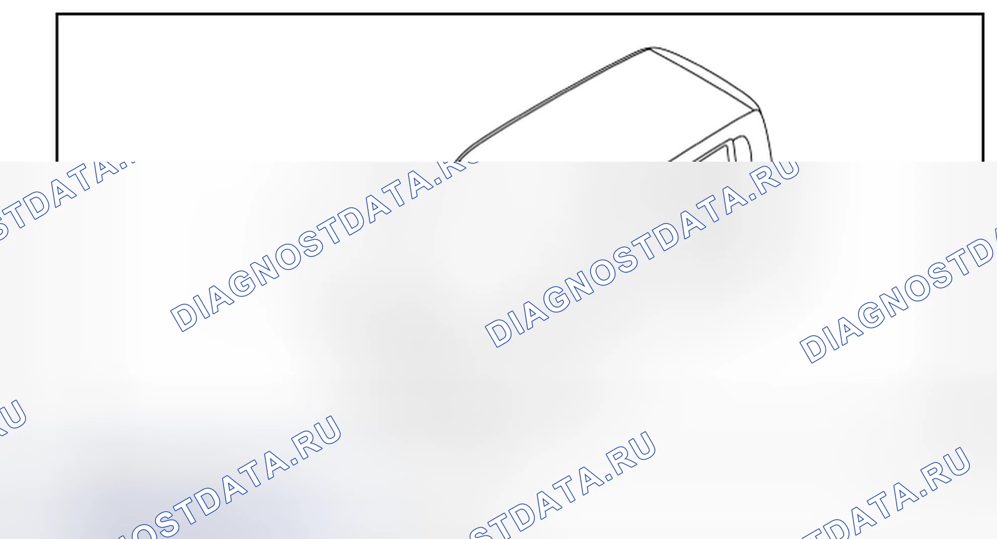 Рис. 2: Расположение компонентов. Nissan Cube III