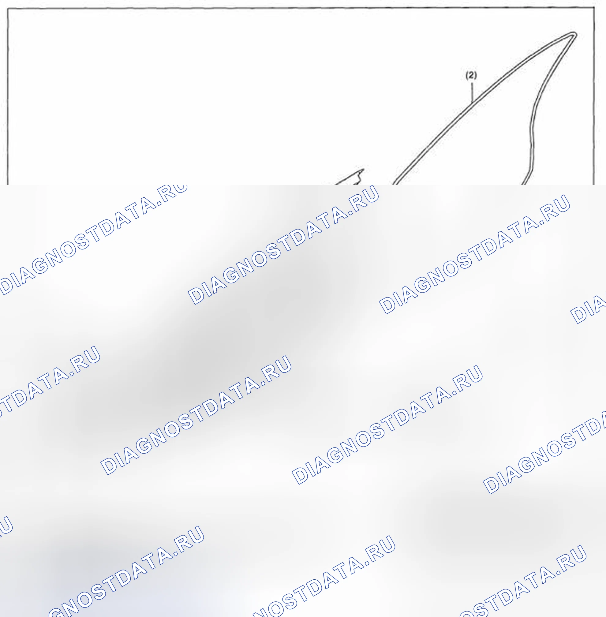 Рис. 3: ПЕРЕДНЯЯ ДВЕРЬ. Subaru Legacy BM/BR