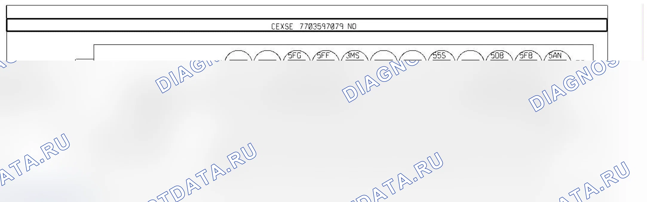 Распиновка разъёма 119 — ЭБУ АКП. Renault Clio III