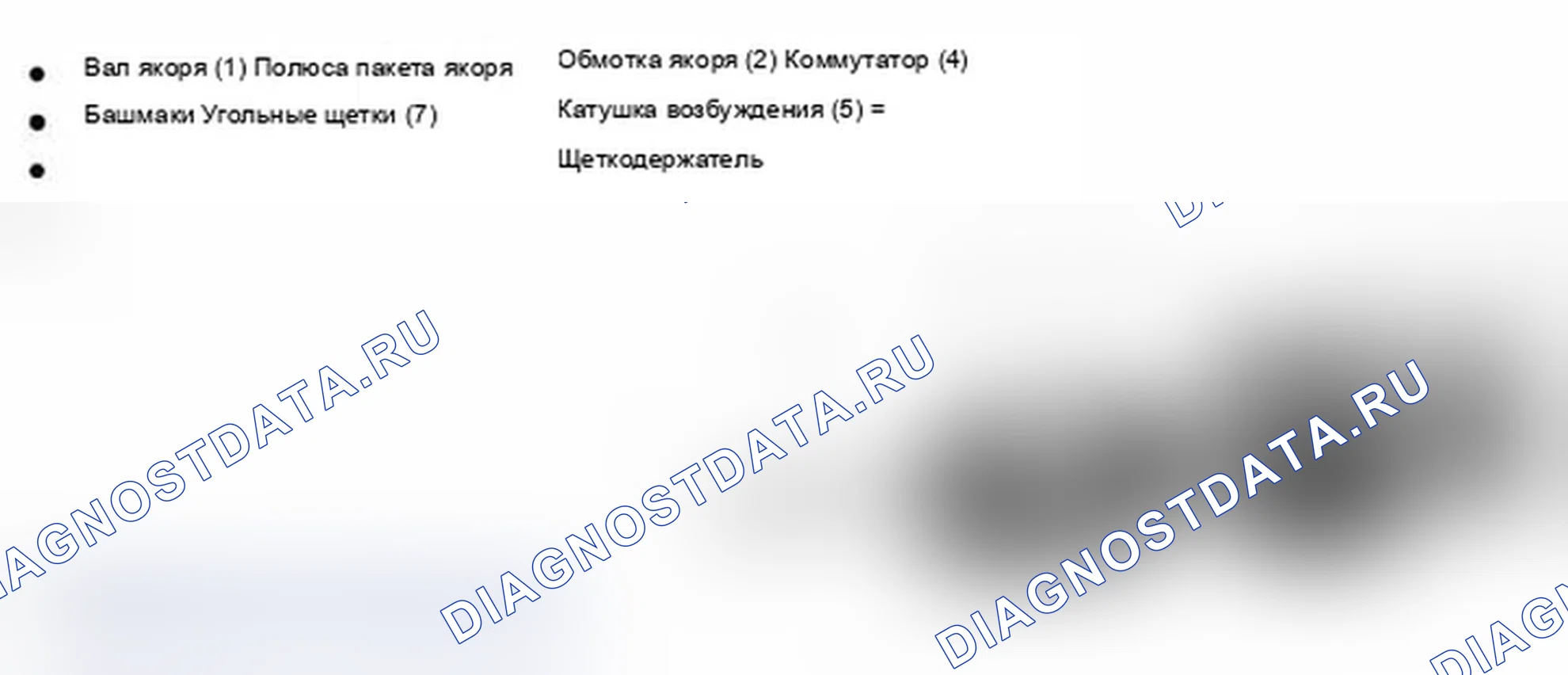 Рис. 3: Электродвигатель электростартера. BMW X5 M E70
