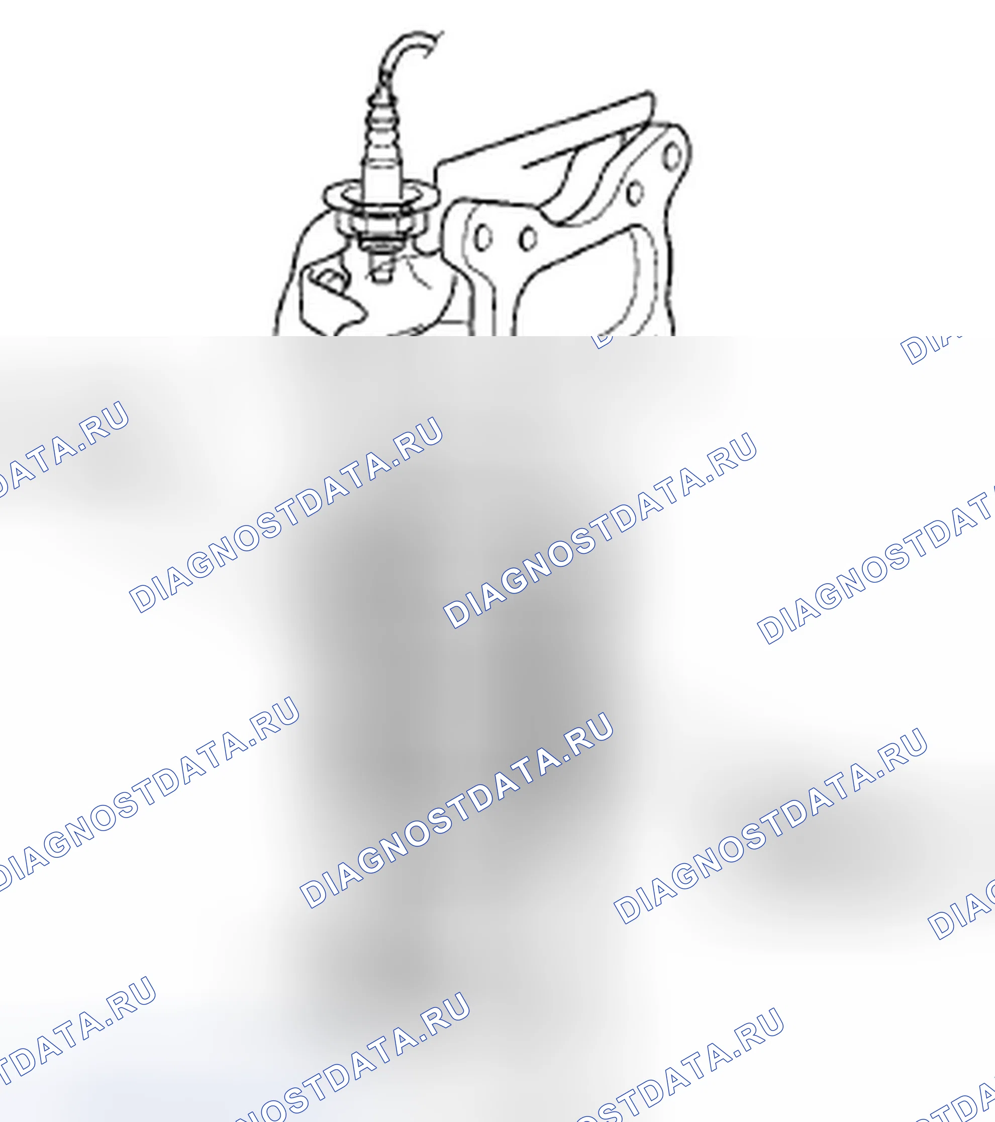 Рис. 1034: Wu-TWC (КРЕПИТСЯ К ГОЛОВКЕ ЦИЛИНДРА). Honda Accord VIII рестайлинг