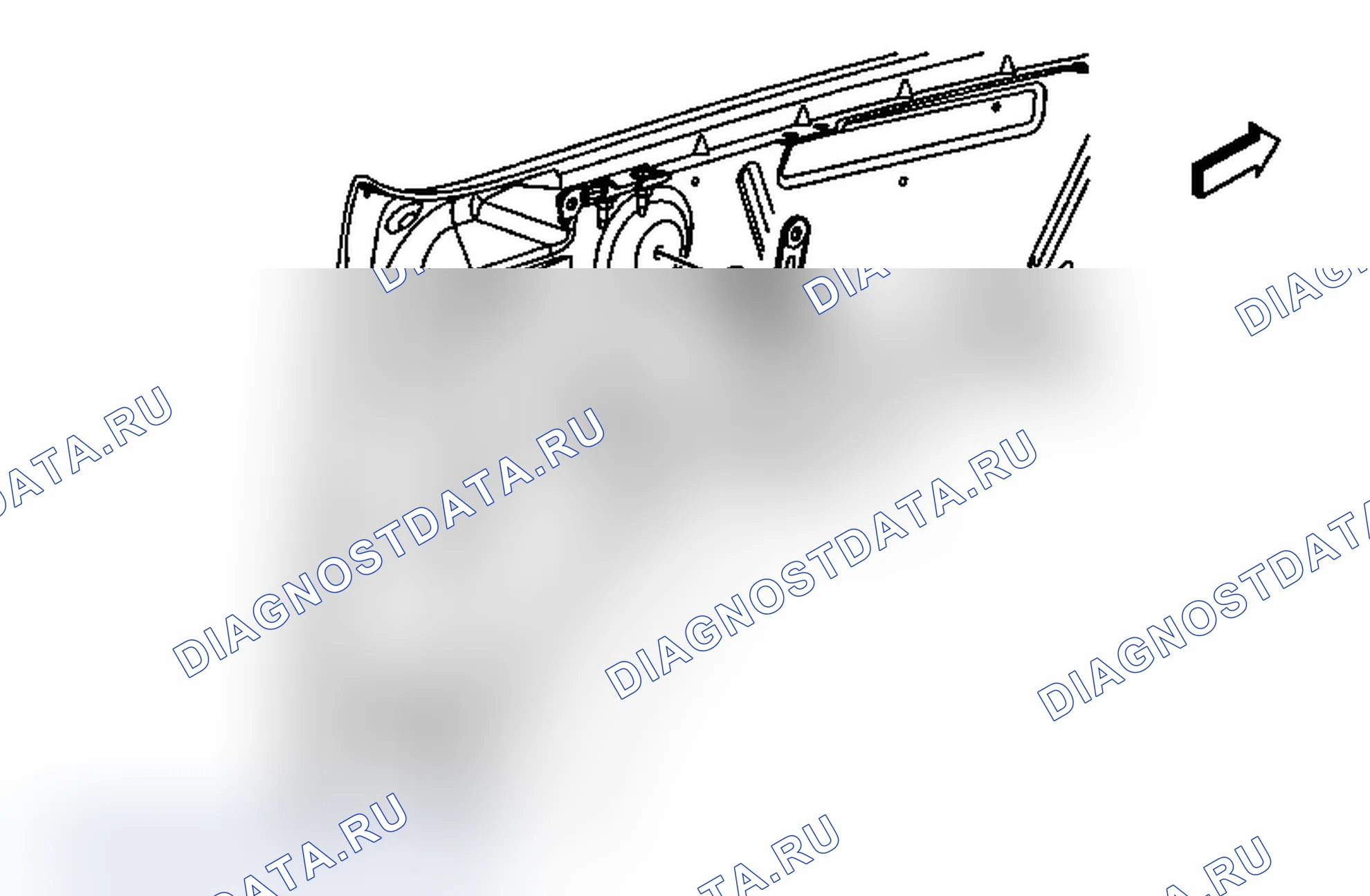 Рис. 55: Замена звена капота. Chevrolet Silverado 3500 HD 
