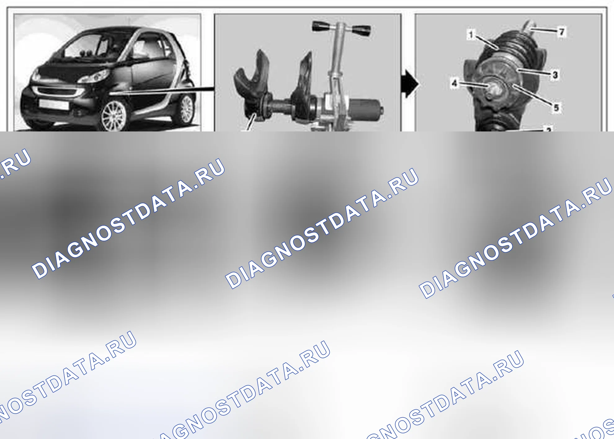 Рис. 42: Снять / установить переднюю пружину - AR32.20-P-0200MCU. Kia Soul I