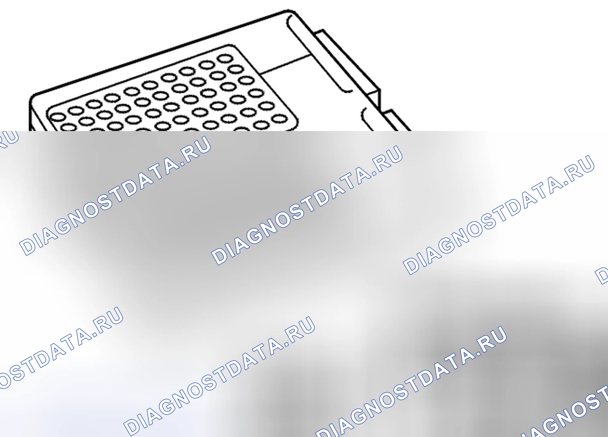 Рис. 3: ПОДКЛЮЧЕНИЕ break-out box (тестер-адаптер). Volvo V50 I