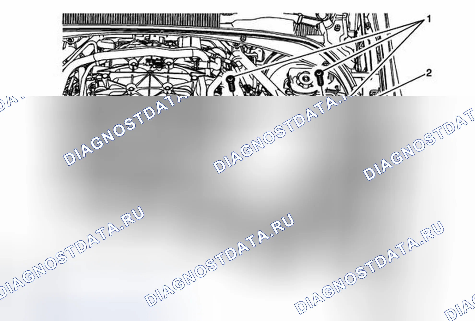 Рис. 98: Замена элемента воздухоочистителя. Cadillac ATS I