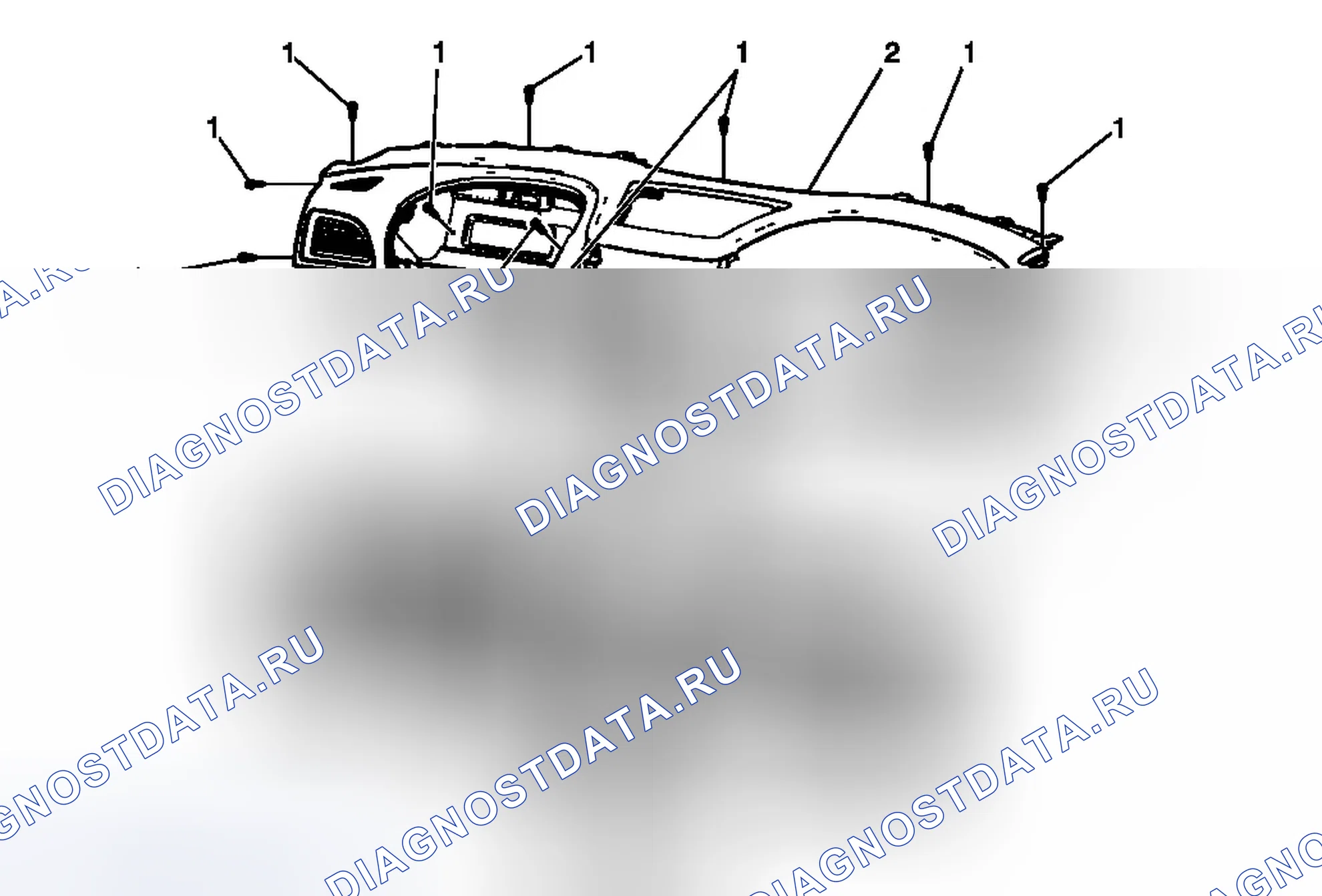 Рис. 69: Замена арматуры приборной панели. Chevrolet Malibu VIII