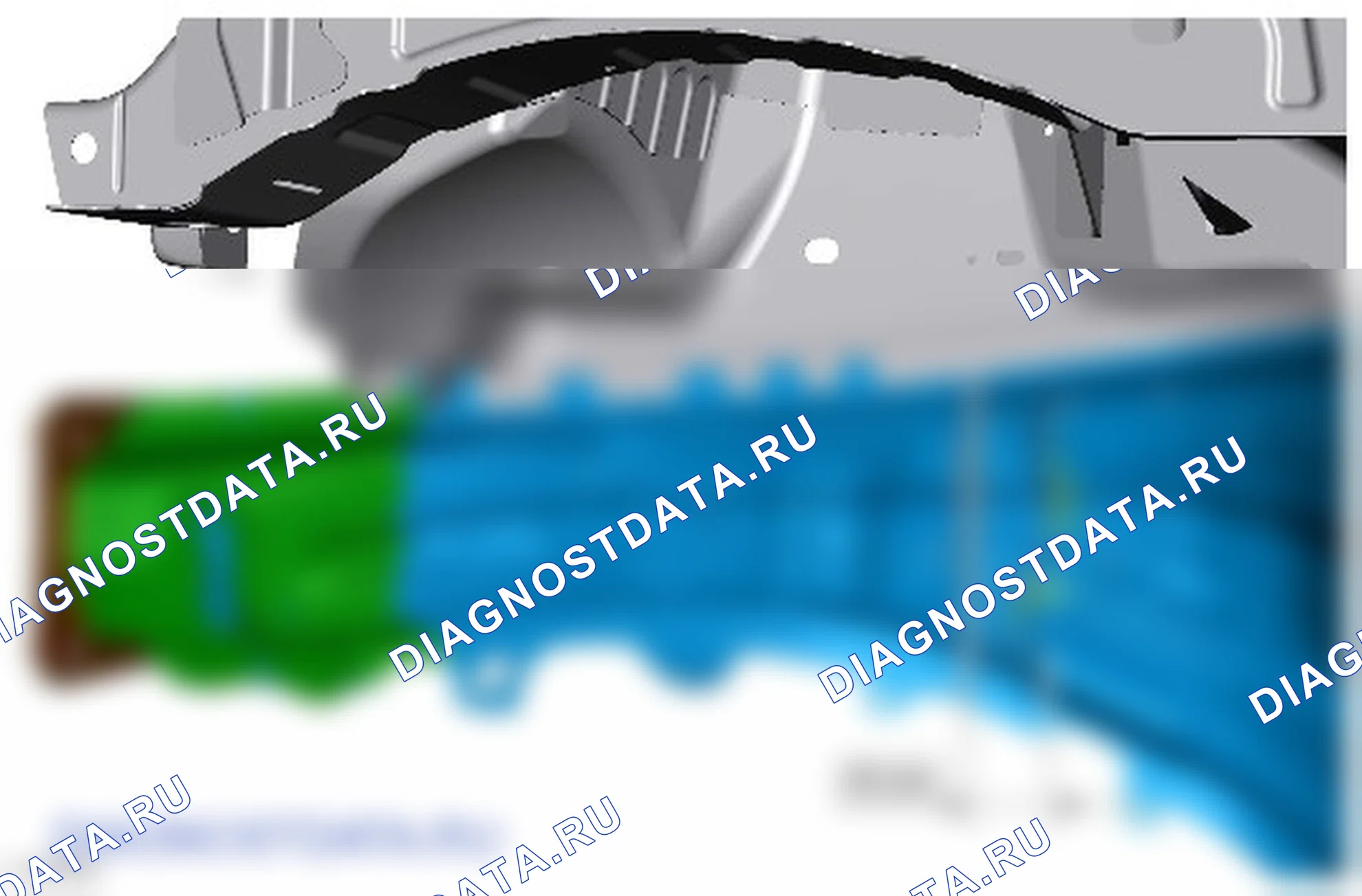 Как снять и установить левый передний лонжерон и панель фартука левого крыла. Ford Edge II