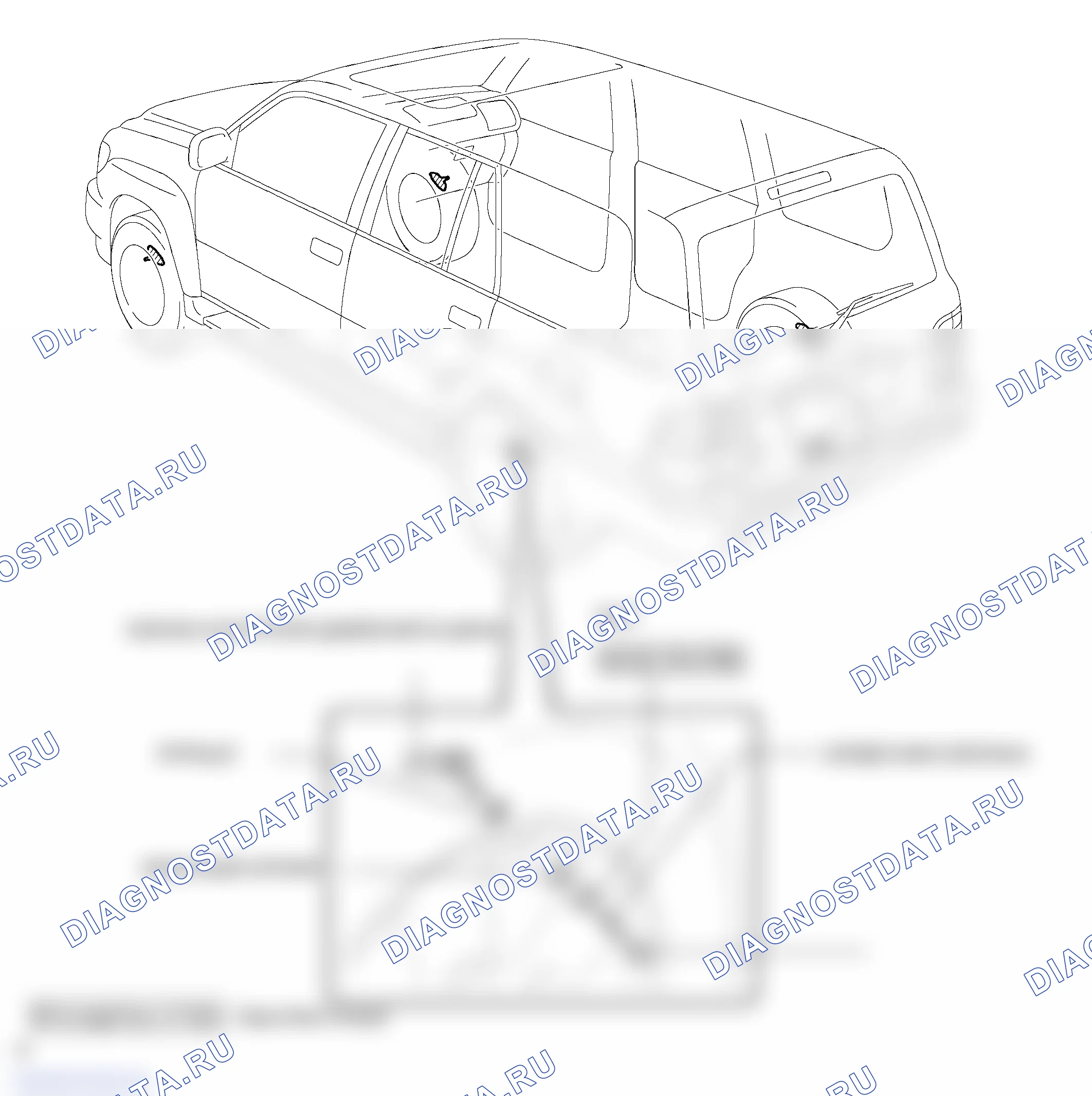 Рис. 75: КОМПОНЕНТЫ. Toyota Land Cruiser 100 рестайлинг 2