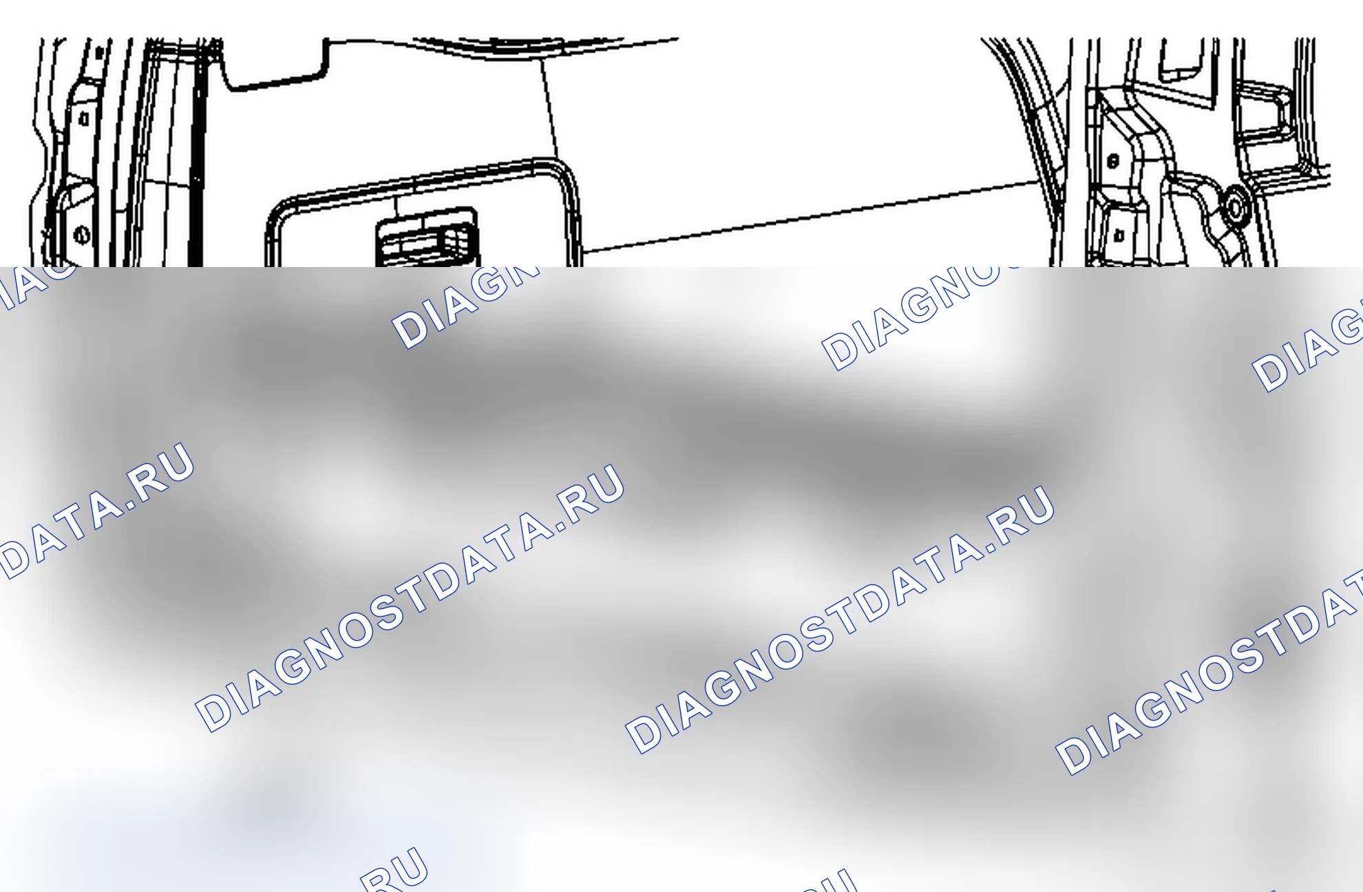 Рис. 82: Замена подоконника двери дверь багажника. Chevrolet Tahoe III