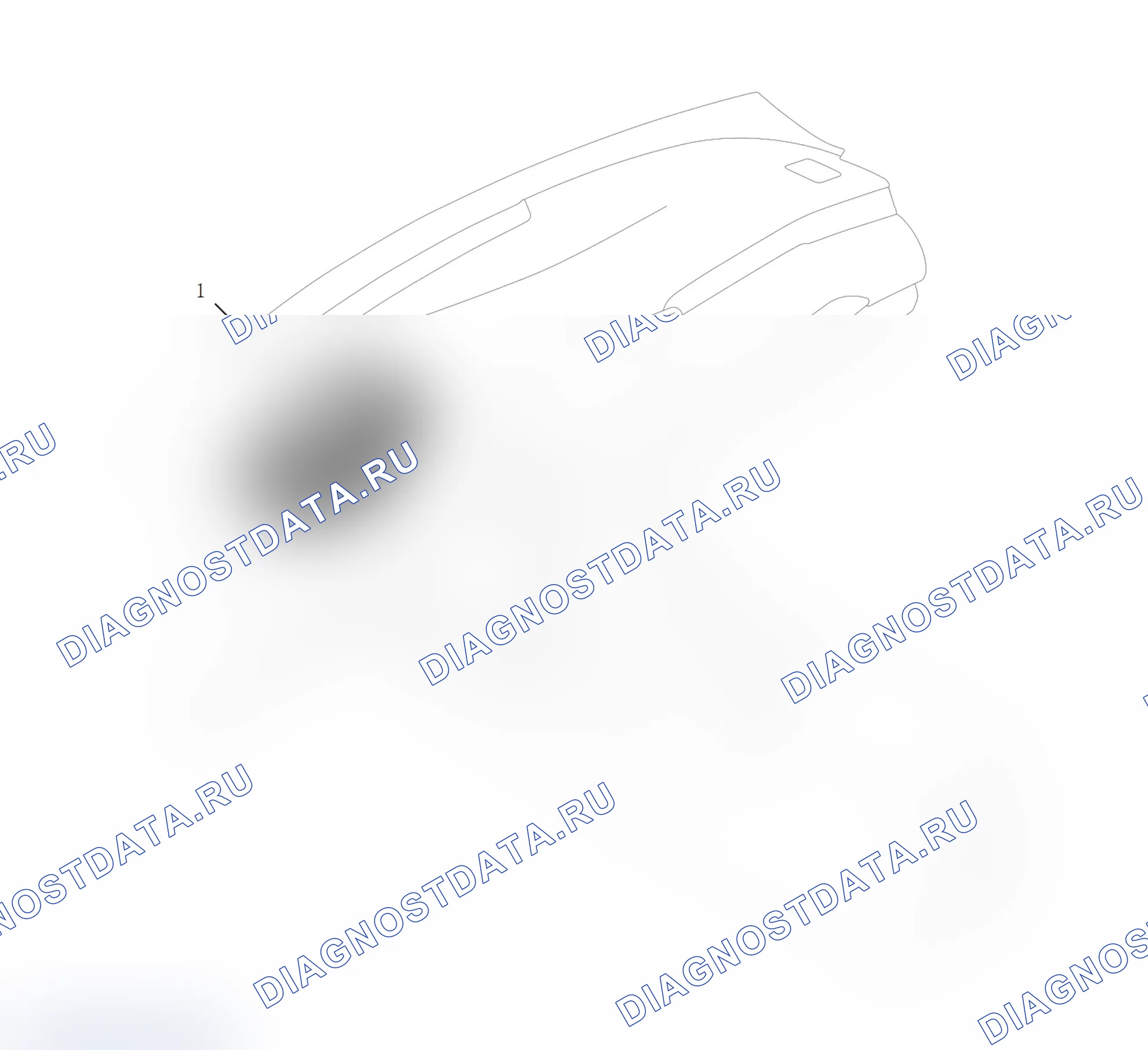Схема расположения проекционного дисплея — Haval Chitu. Haval Chitu I