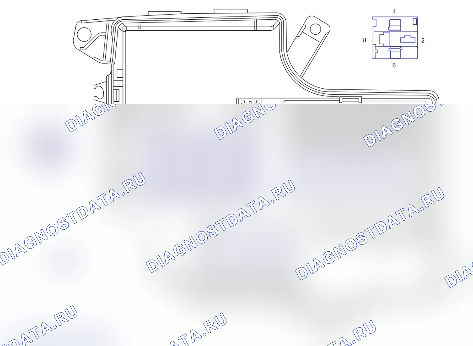 Распиновка разъёма K76L. Opel Combo C