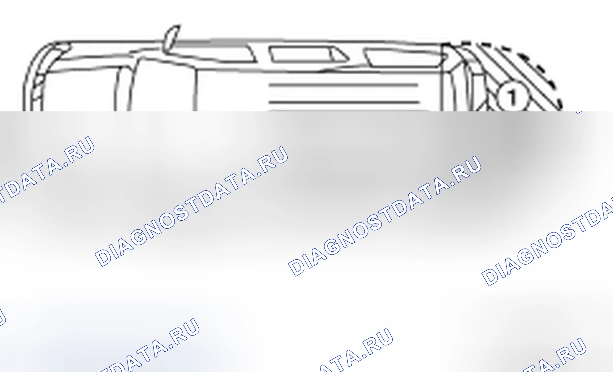 Рис. 63: ЗОНА ОБНАРУЖЕНИЯ АНТЕННЫ С ВНЕШНИМ КЛЮЧОМ. Infiniti QX56 I рестайлинг