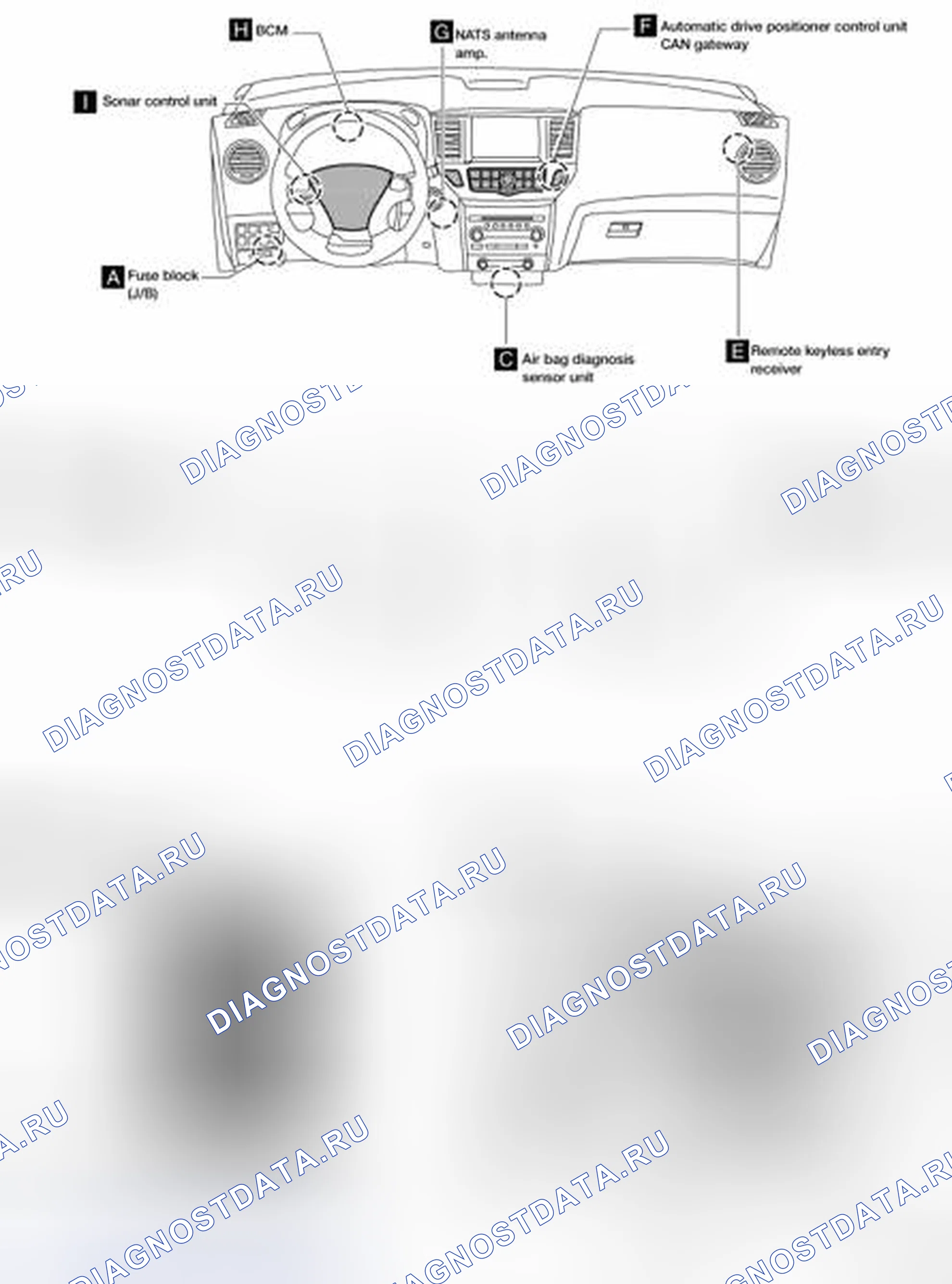 Рис. 23: ПАССАЖИРСКИЙ САЛОН. Nissan Pathfinder IV рестайлинг