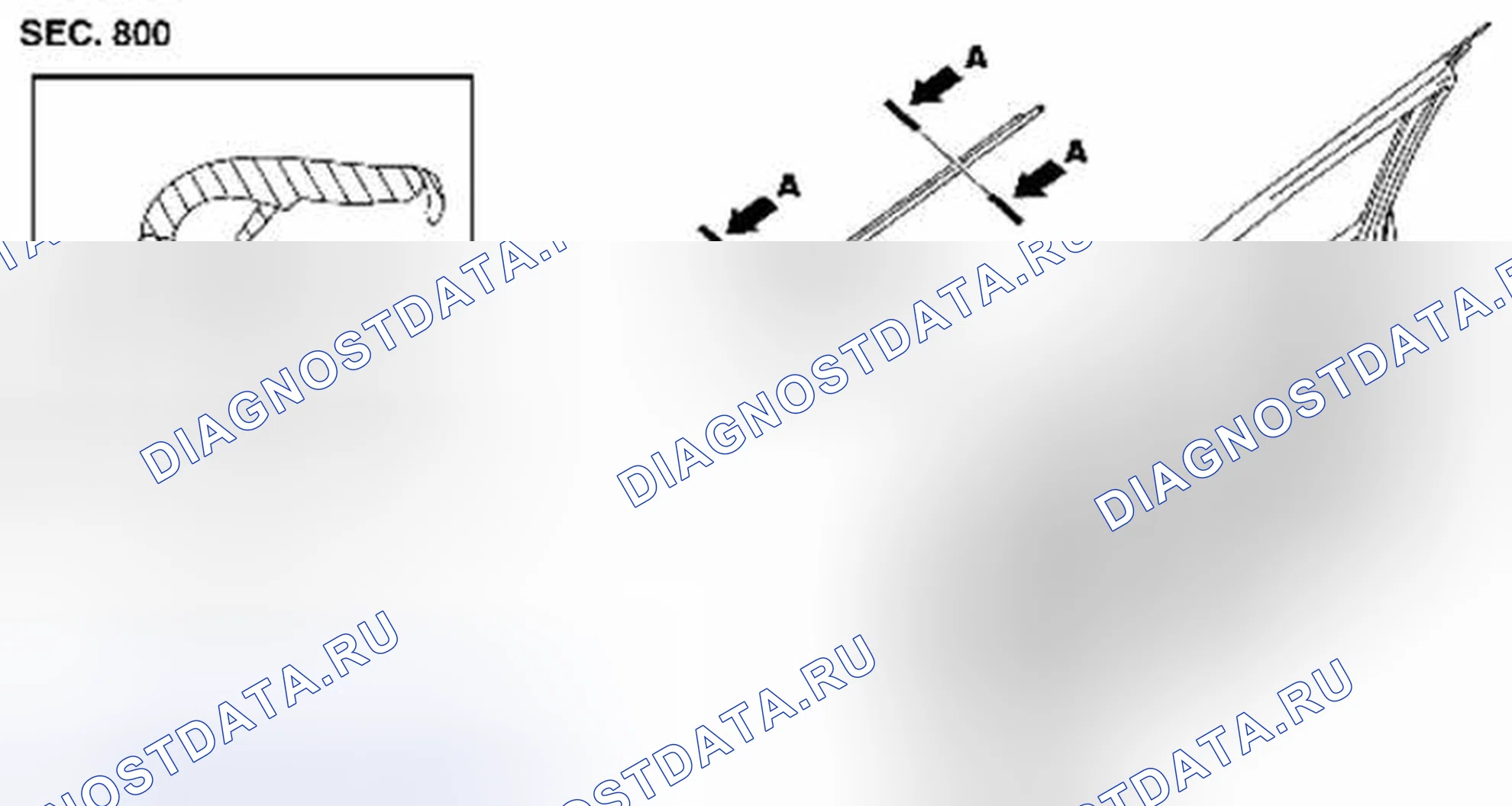 Рис. 21: Наружная формовка дверей: снятие и установка. Suzuki Equator I