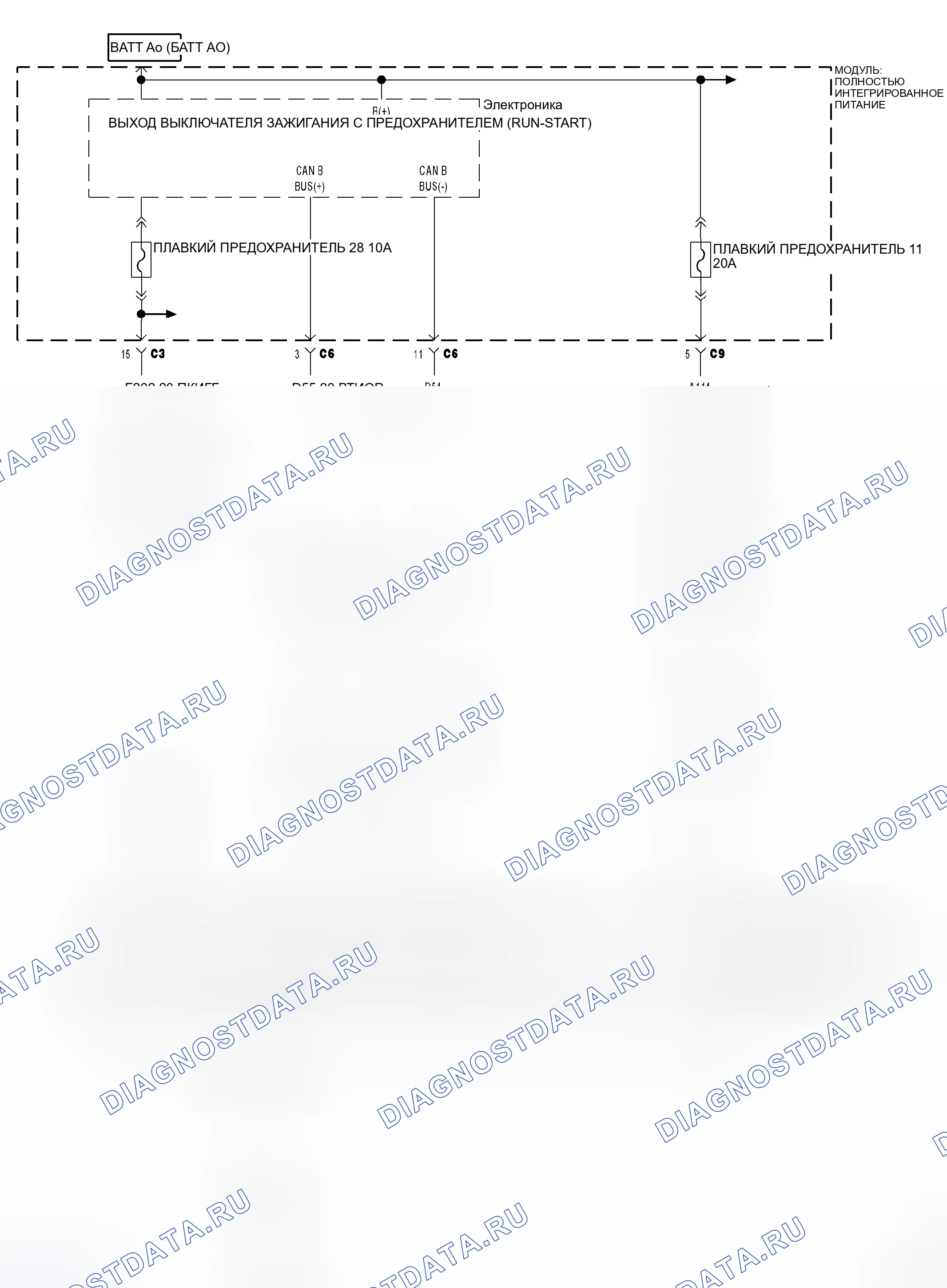 Рис. 54: Принципиальная схема. Dodge Cab & Chassis R3500 HD transition