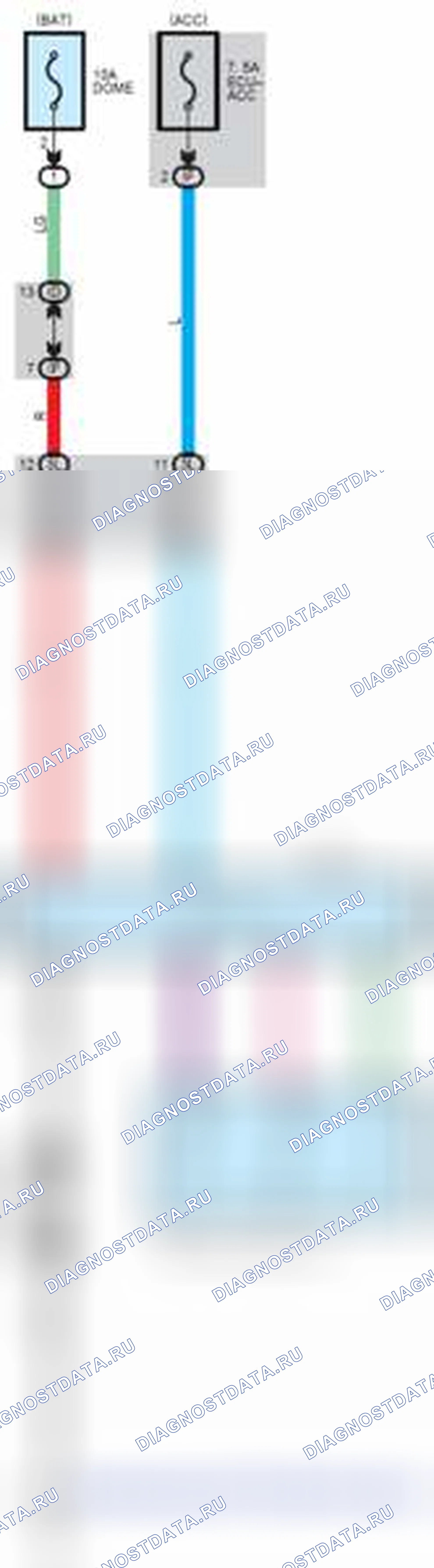 Рис. 894: Часы. Toyota Camry XV40 рестайлинг