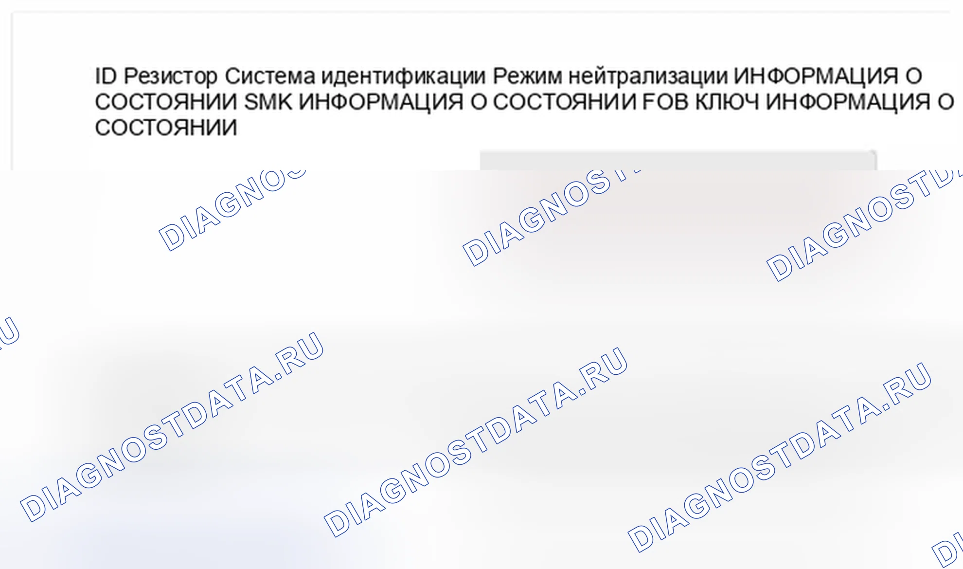 Рис. 63: Проверка состояния интеллектуального ключа. BMW 6 серия F06/F13/F12