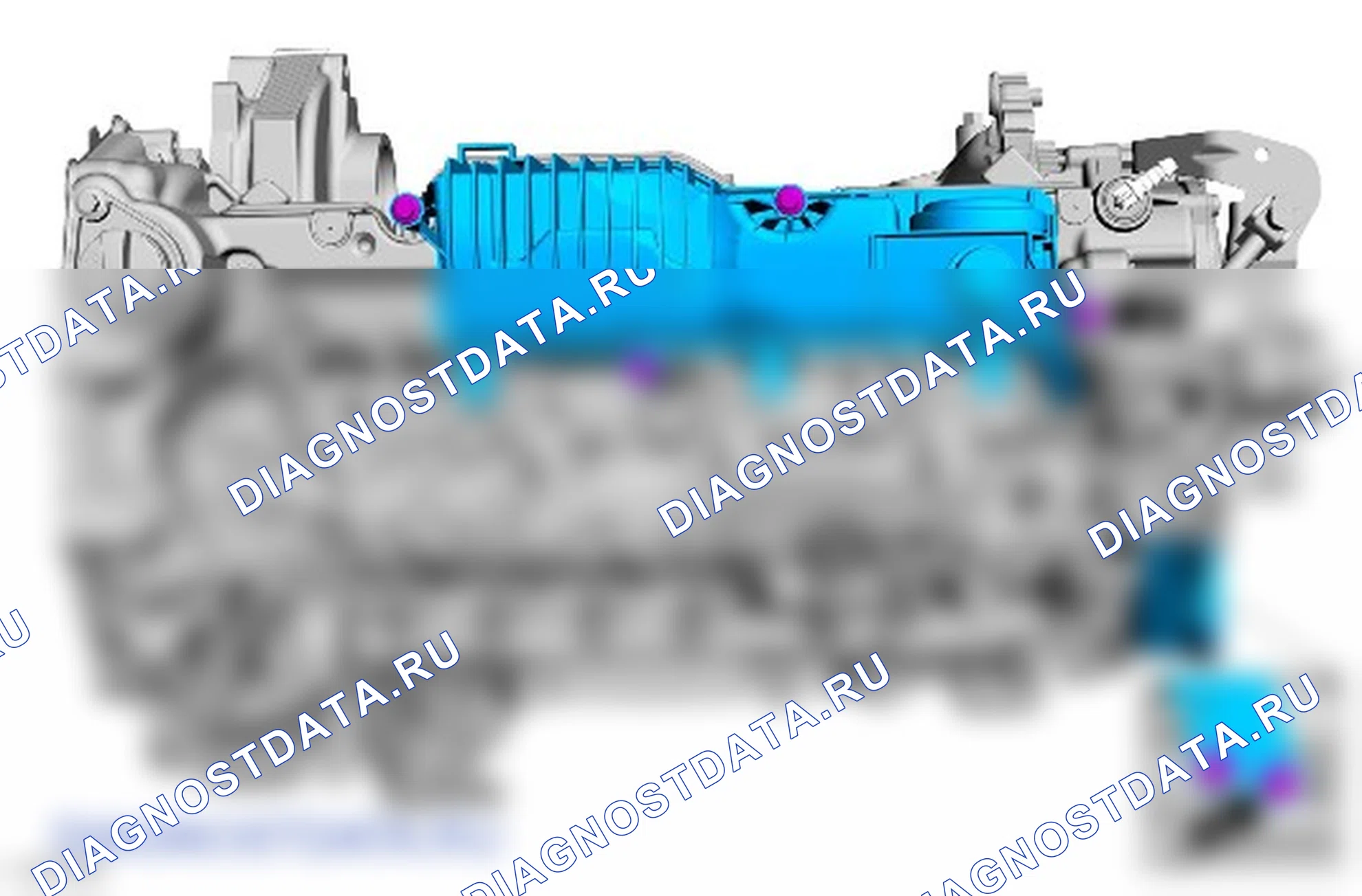 Как снять присоединяемые детали двигателя. Ford Transit Custom I