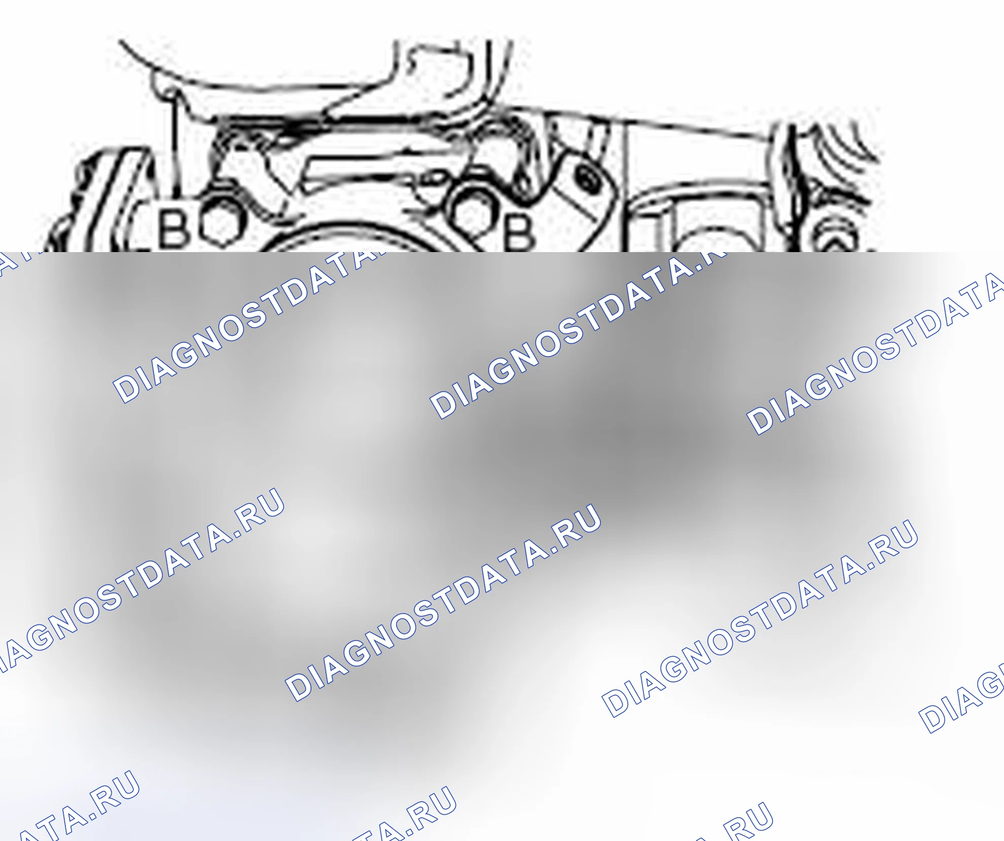 Рис. 204: >> D <<УСТАНОВКА ПРОКЛАДКИ КОРПУСА ДРОССЕЛЯ/КОРПУСА ДРОССЕЛЯ. Honda Domani MB