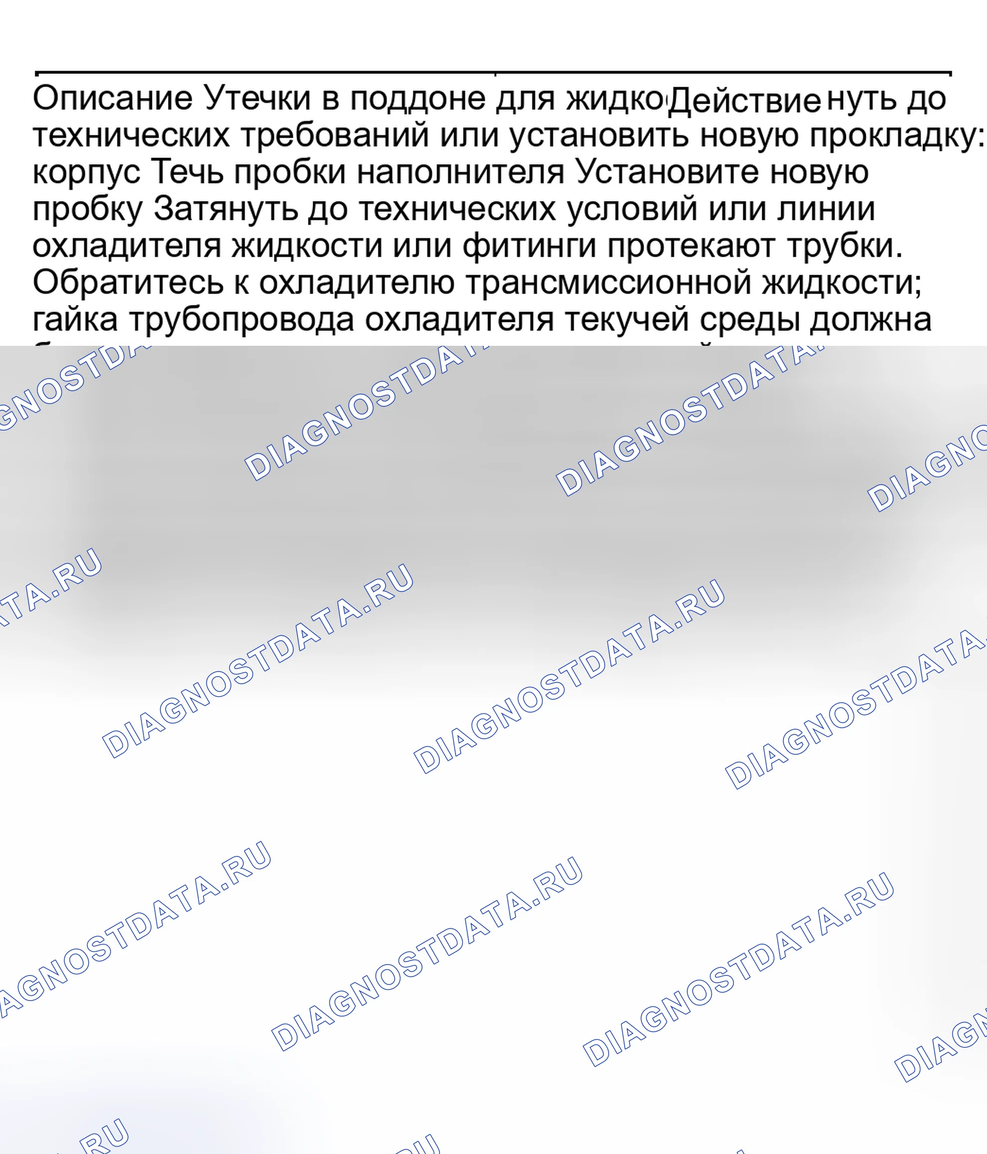 Рис. 147: Внешние утечки жидкости. Hyundai ix20 I рестайлинг