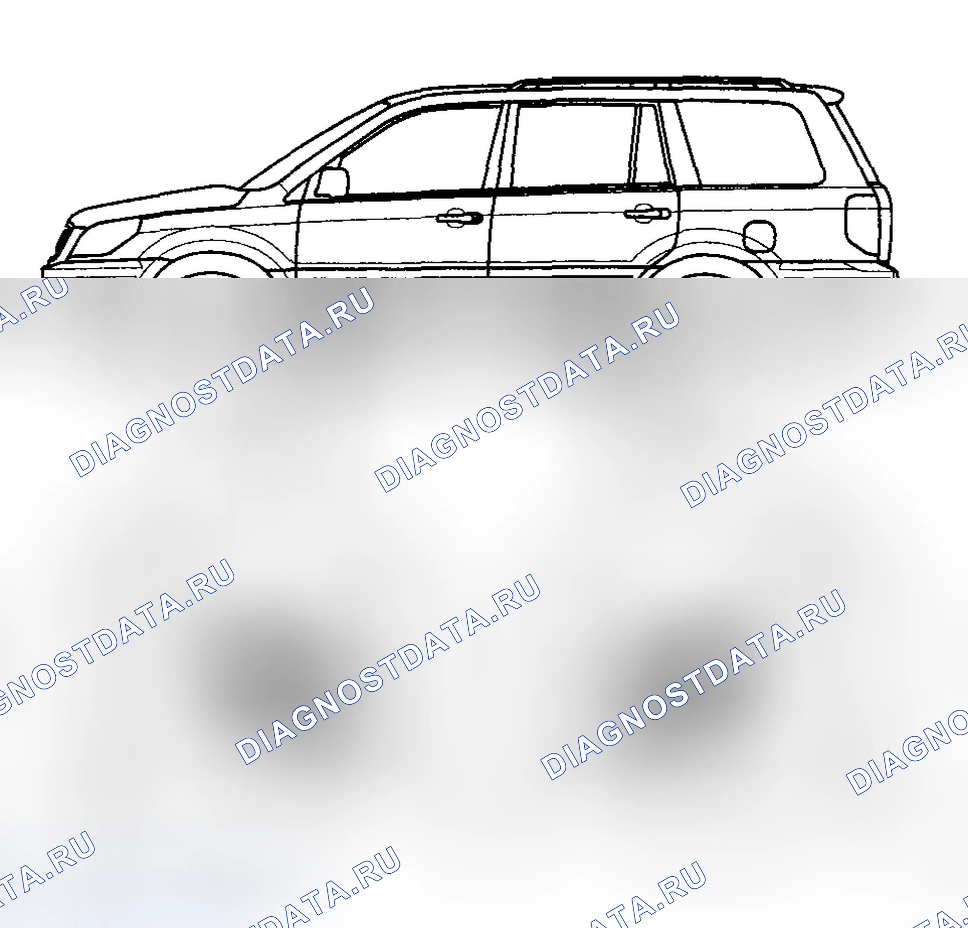 Рис. 18: Подъем транспортного средства. Honda Pilot I рестайлинг