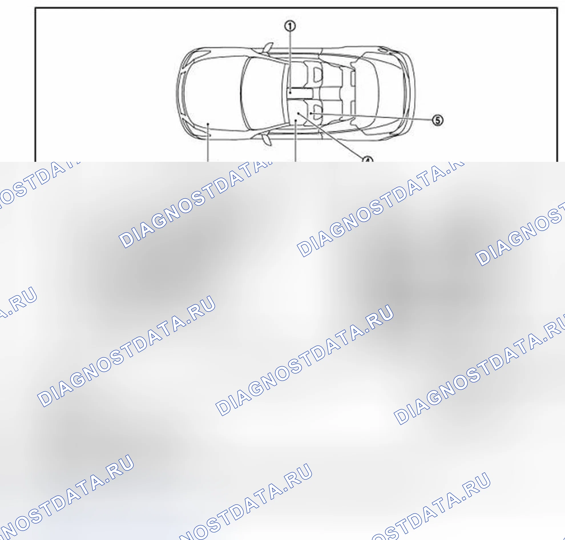 Рис. 92: Расположение компонентов. Infiniti G37 IV рестайлинг